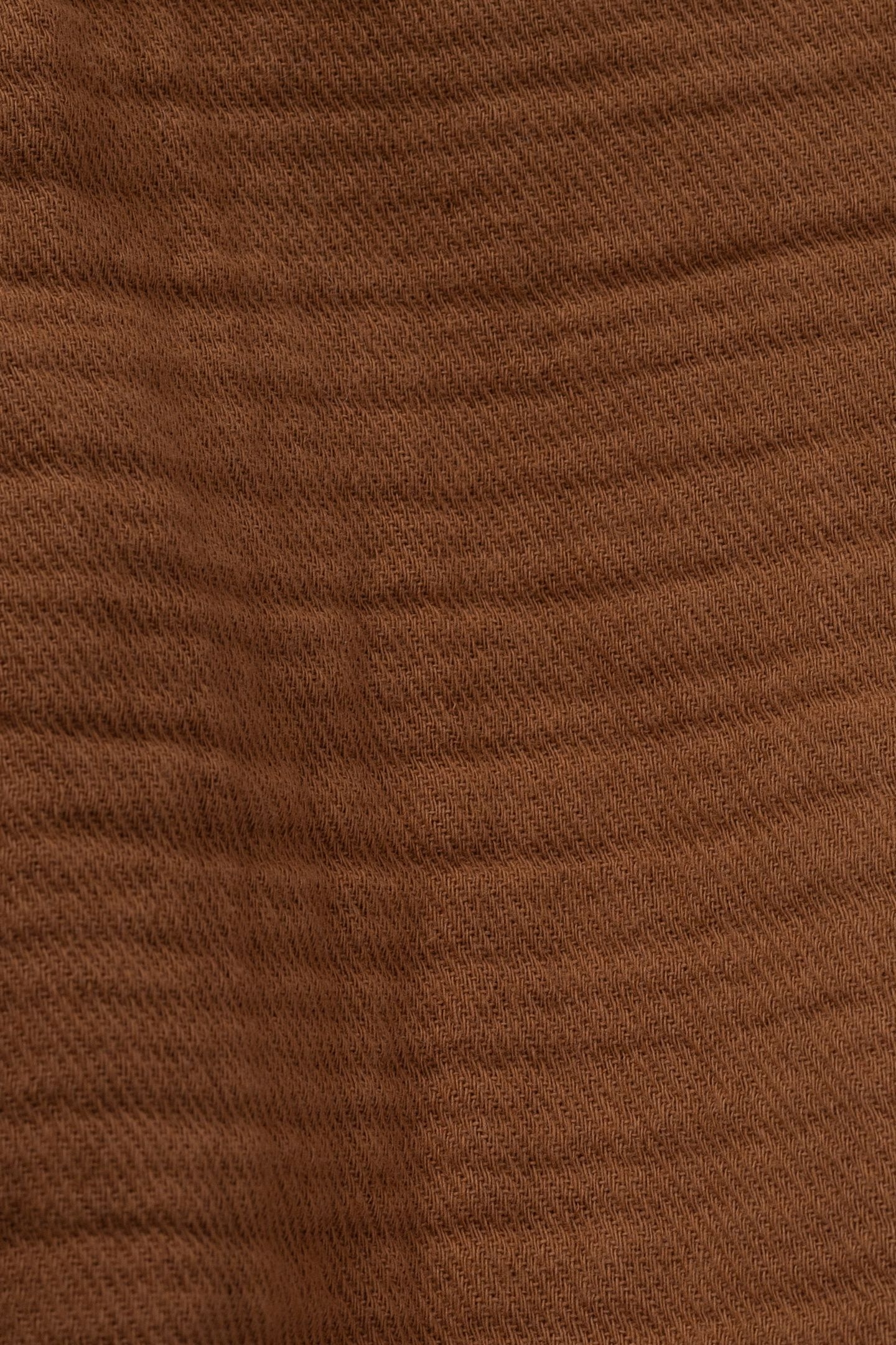 BERMUDA SHORTS JOGGER LOOSE COGNAC COTTON GAUZE 7