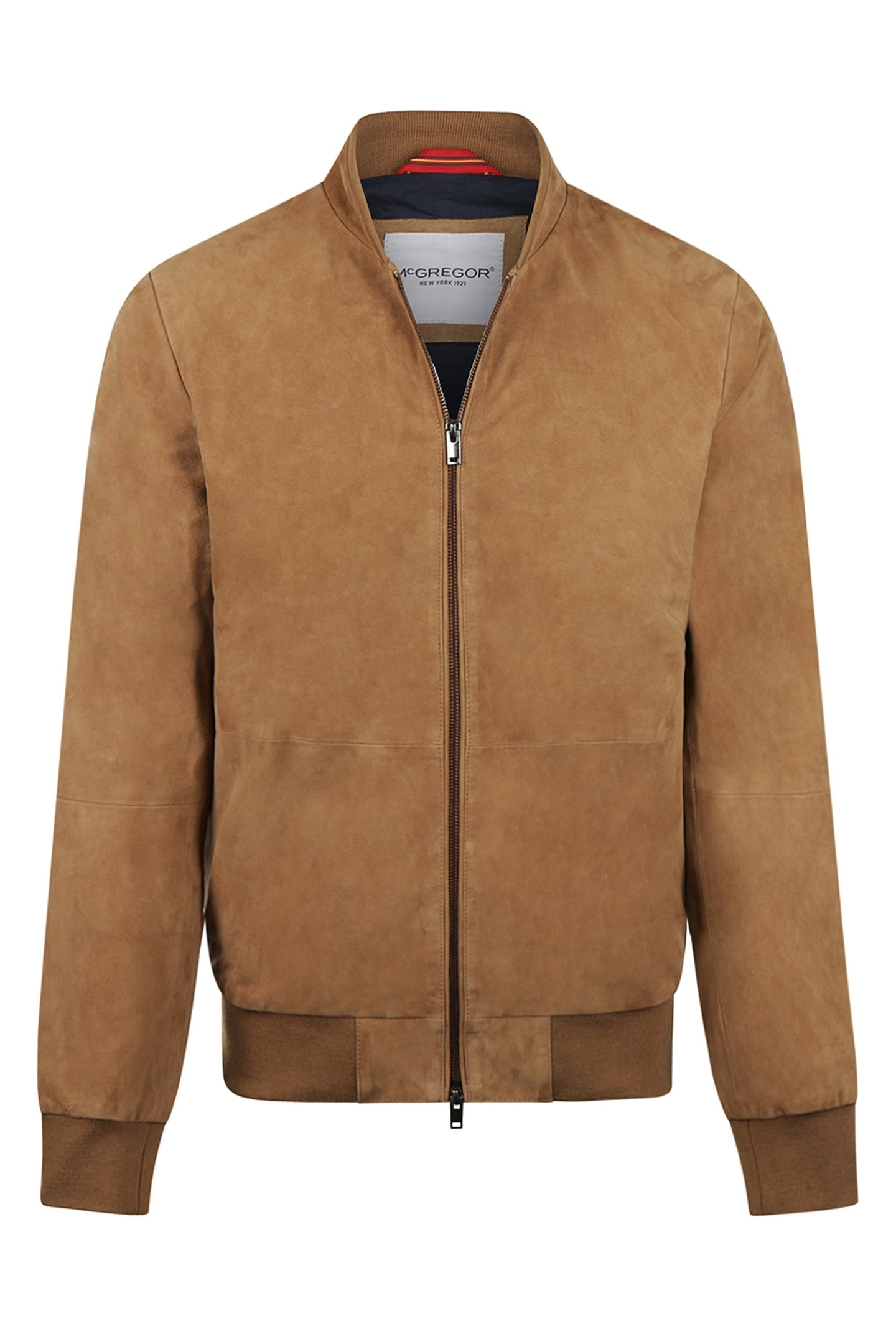 SUEDE BOMBER JACKET CAMEL 1