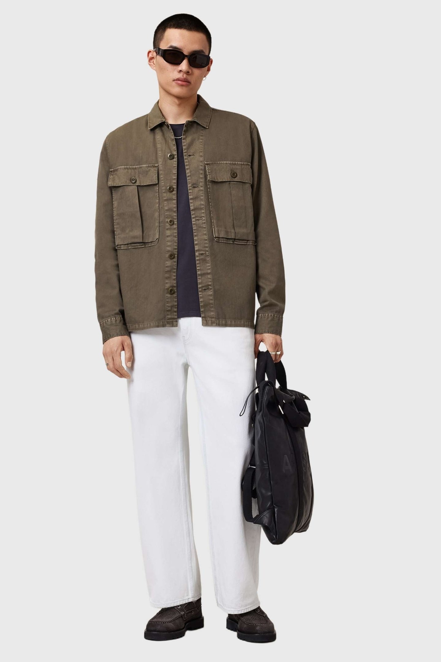 ALBYN LS SHIRT PASTORAL GREEN 3