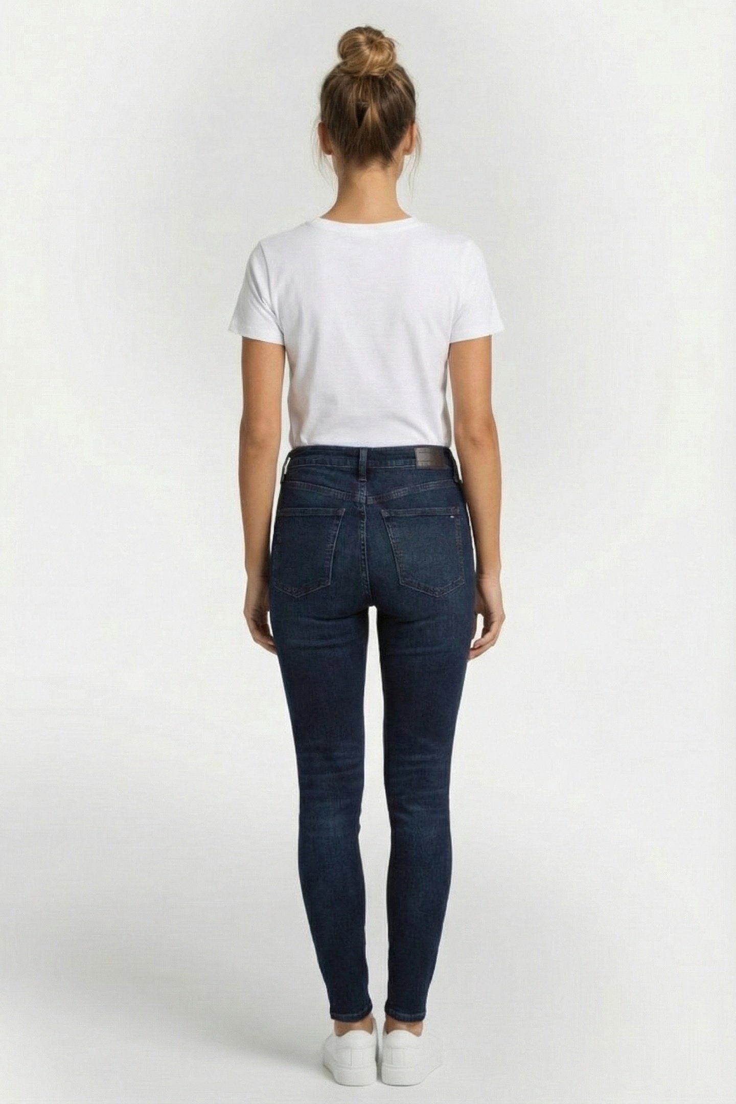 SYLVIA SKINNY JEANS DENIM BLUE BLACK 2