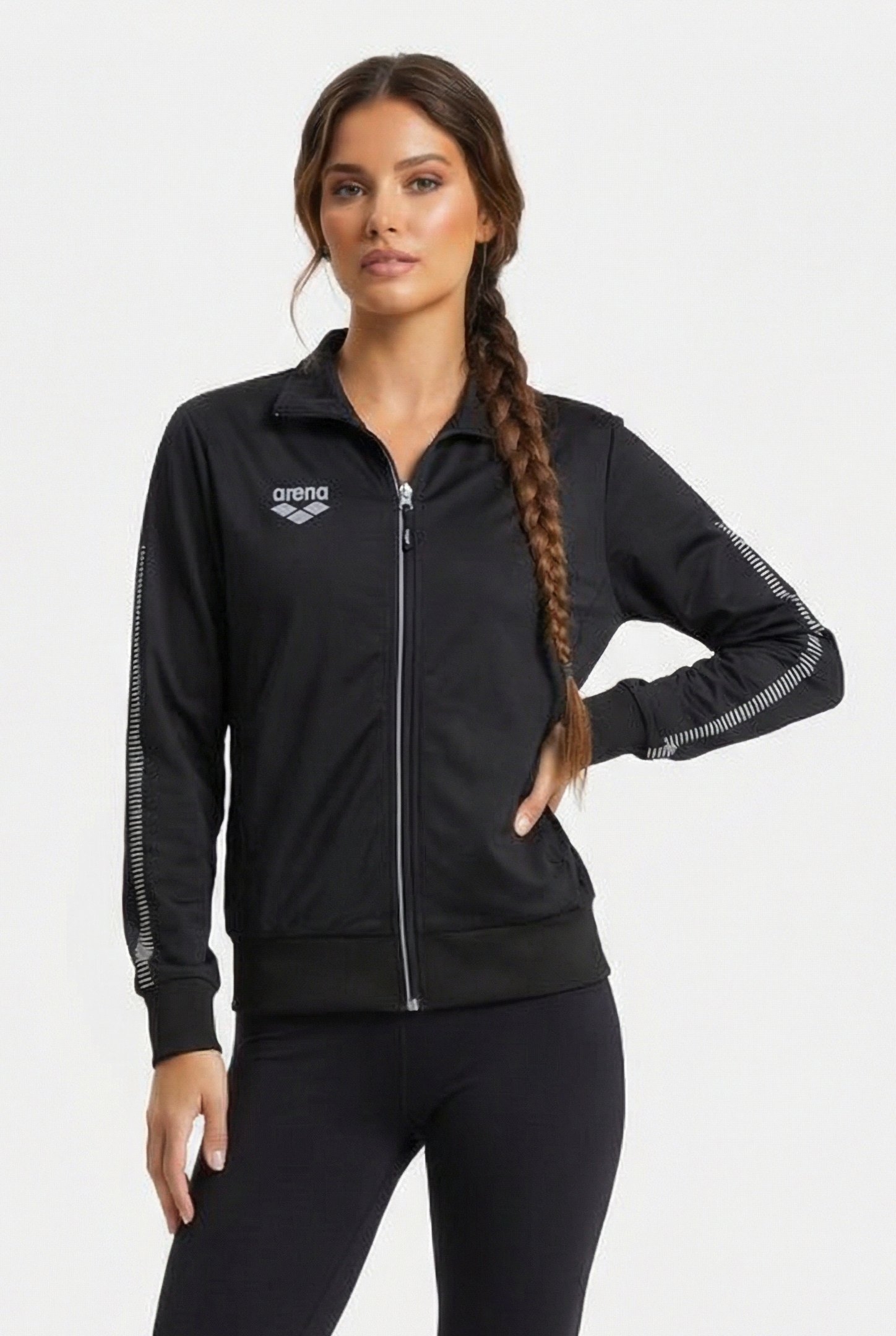 UNISEX TL KNITTED POLY JACKET BLACK 2