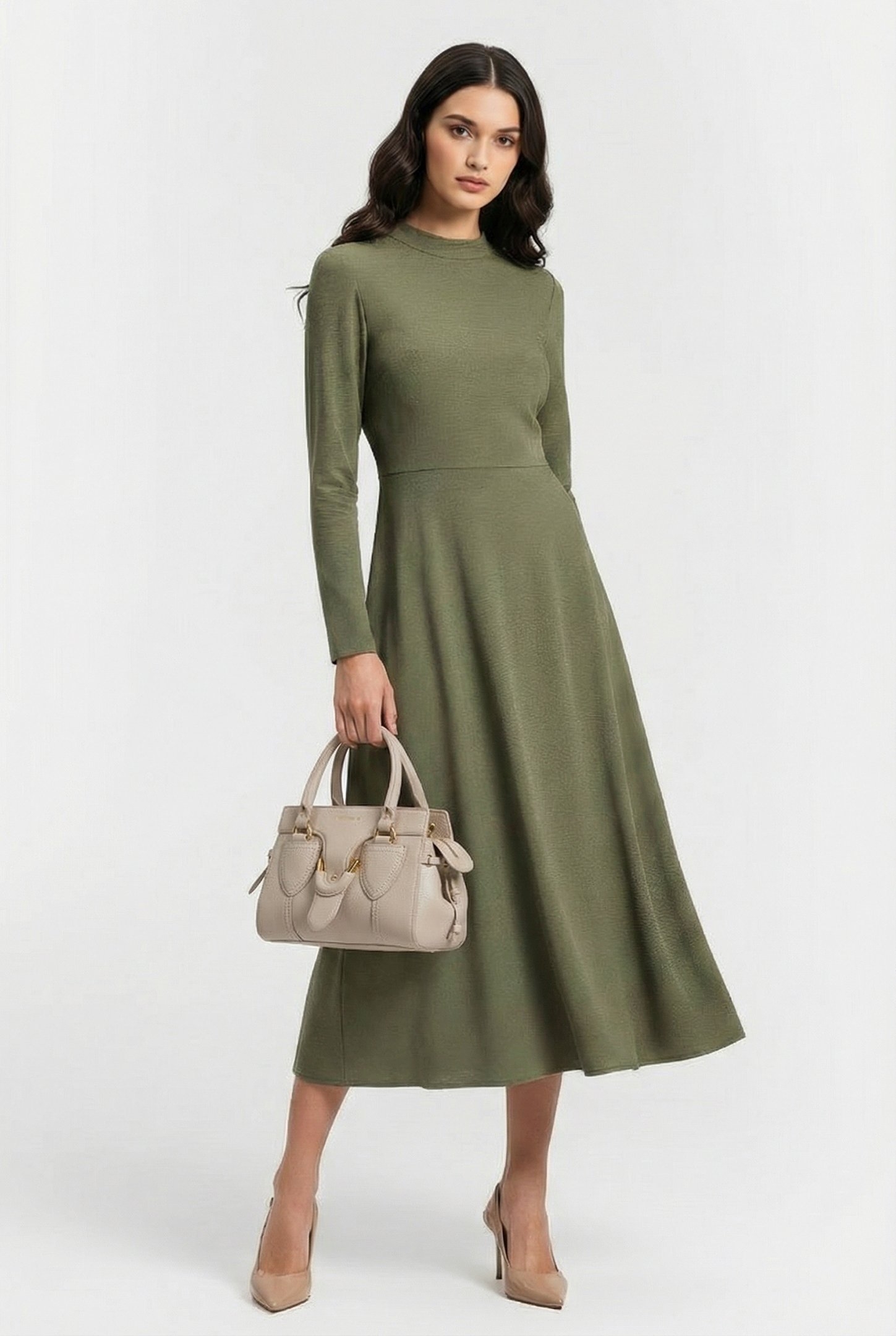 GRAINED LEATHER HANDBAG 1