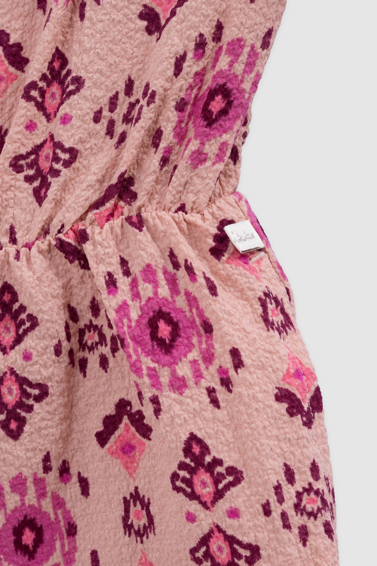 PINK MAXI ETHNIC PRINT JUMPSUIT 5