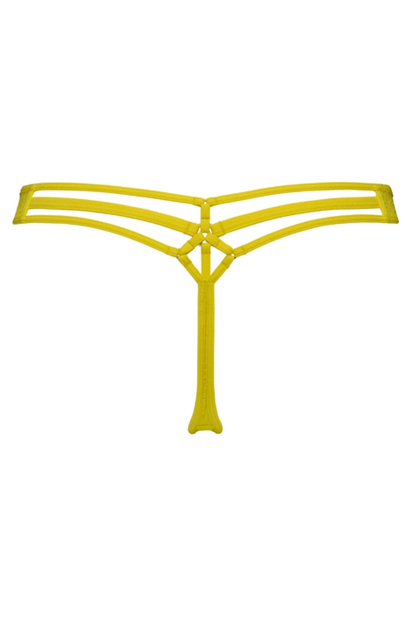 SPACE ODYSSEY CITRUS YELLOW LACE THONG 4