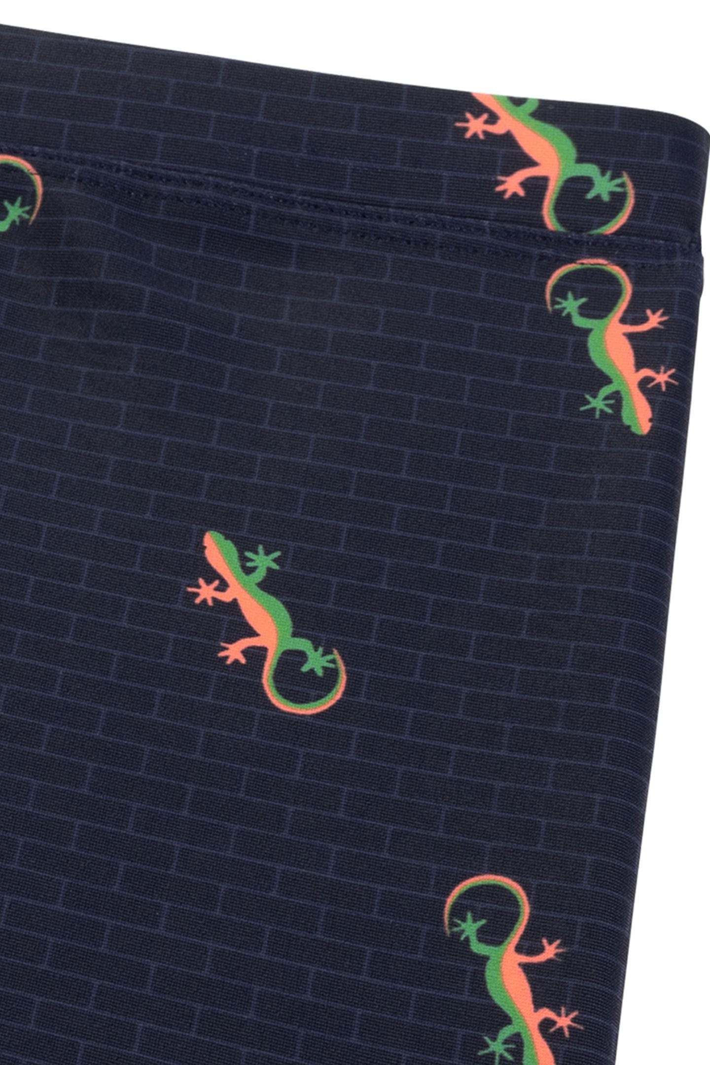BOYS SWIM BOXER LIZARD DARK NAVY 3