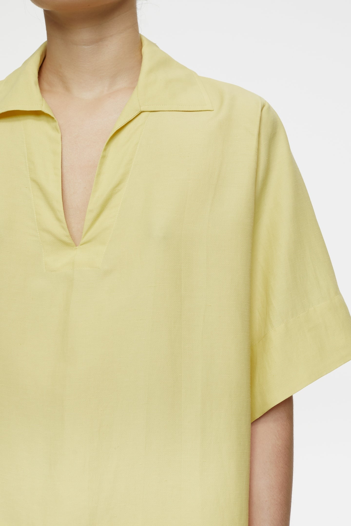 SHORT SLEEVE TUNIC SHIRTS & BLOUSES CALAMATTA YELLOW 7