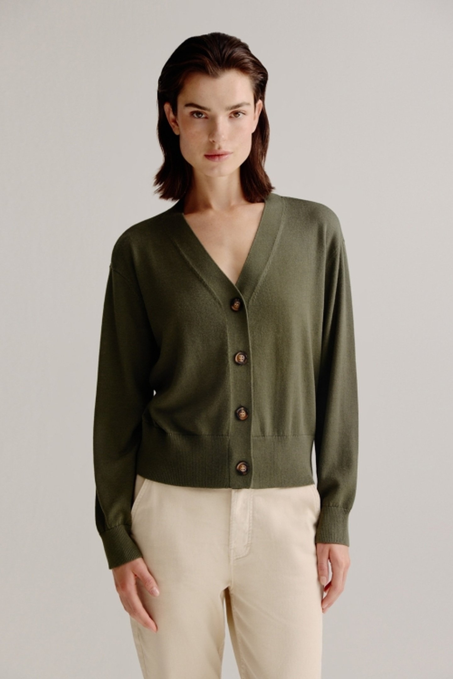 AUGUST CARDIGAN PESTO 1