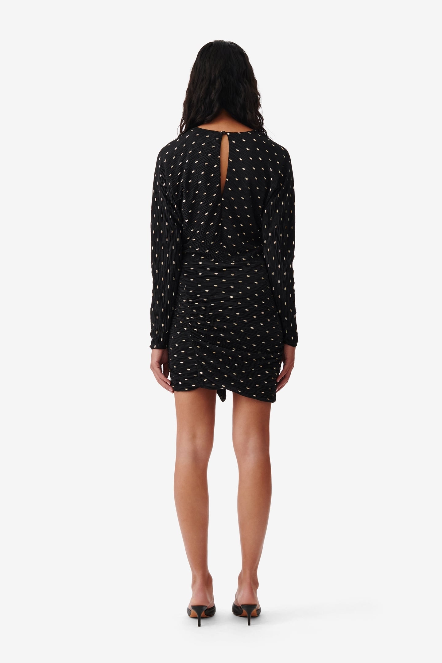 ROHANA DRESS BLACK/GOLD 3