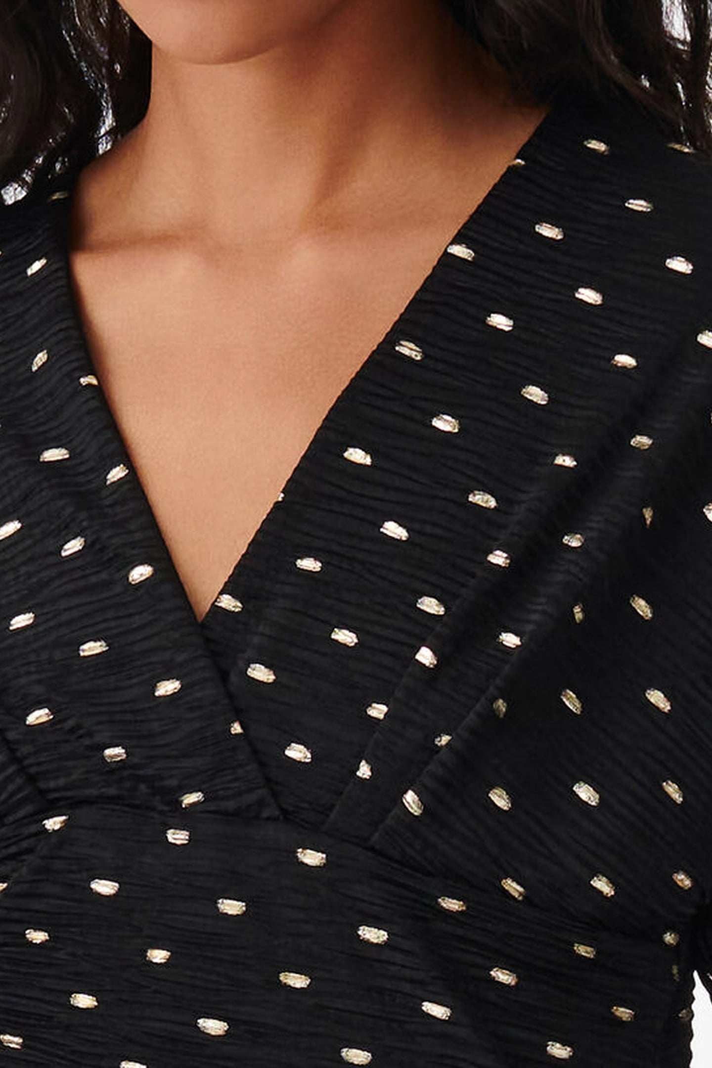 ROHANA DRESS BLACK/GOLD 6