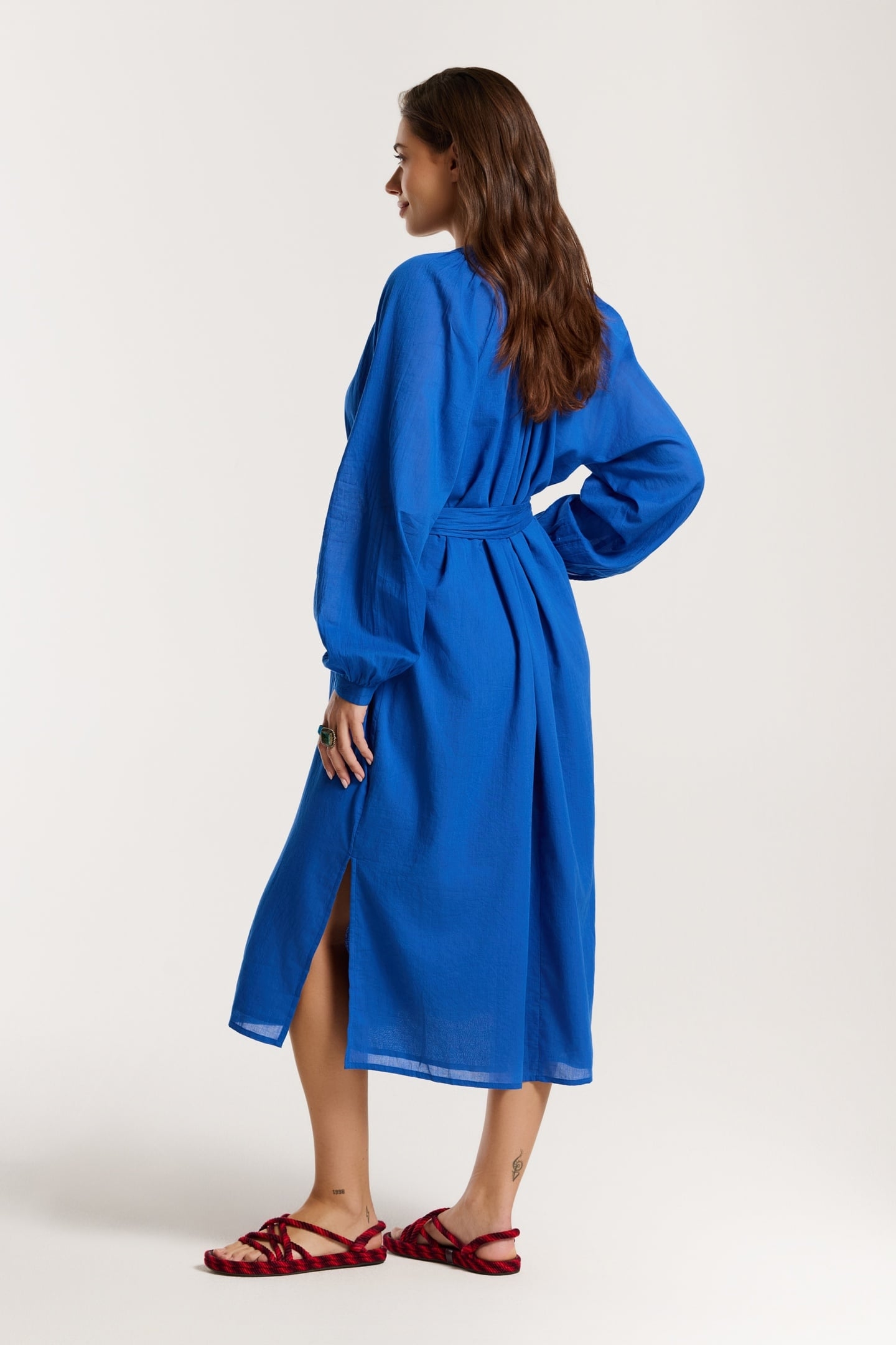 JAMILLA DRESS BLUE DEEP OCEAN 8