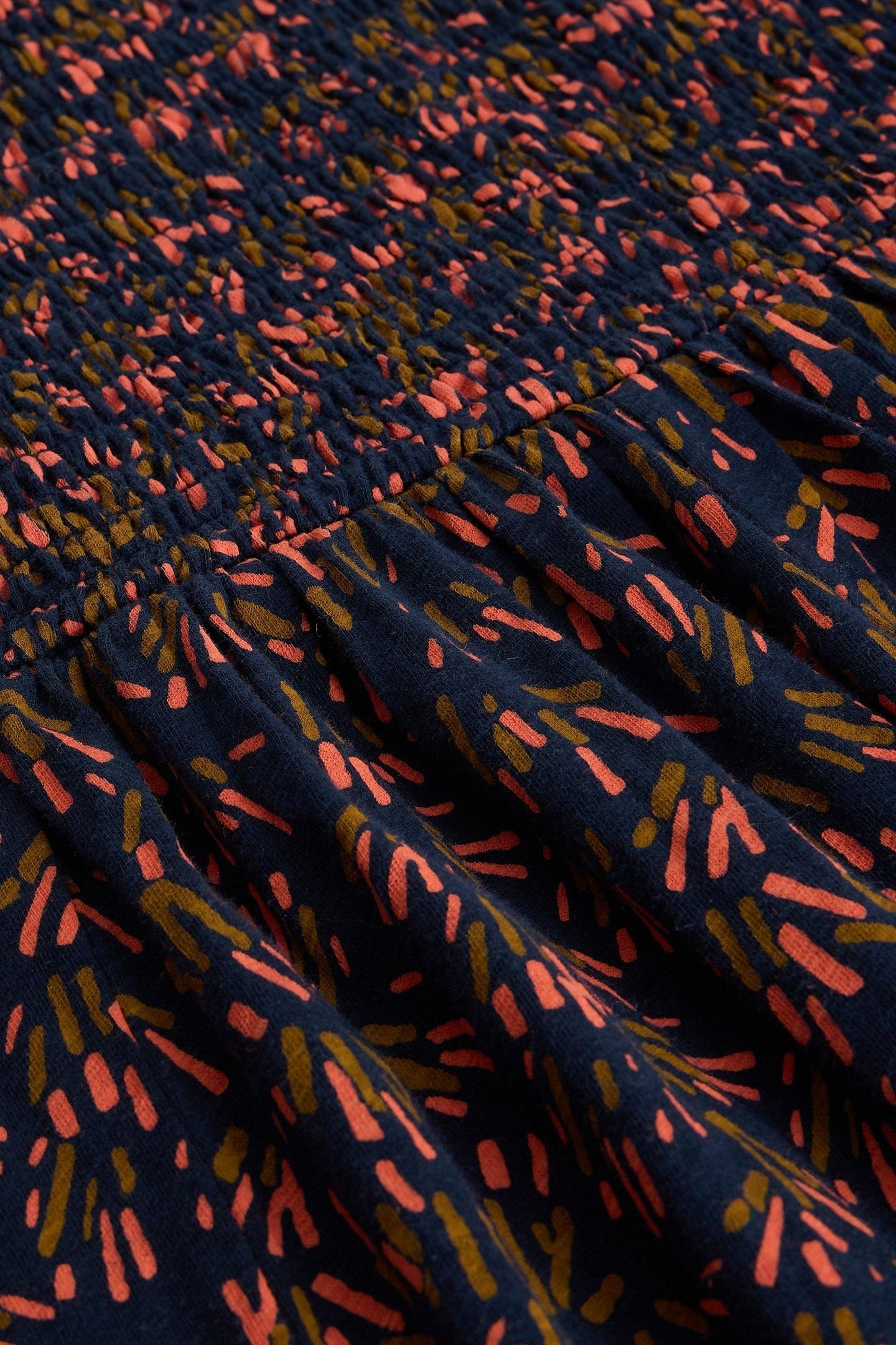 MAEVA JERSEY DRESS NAVY MULTI 5