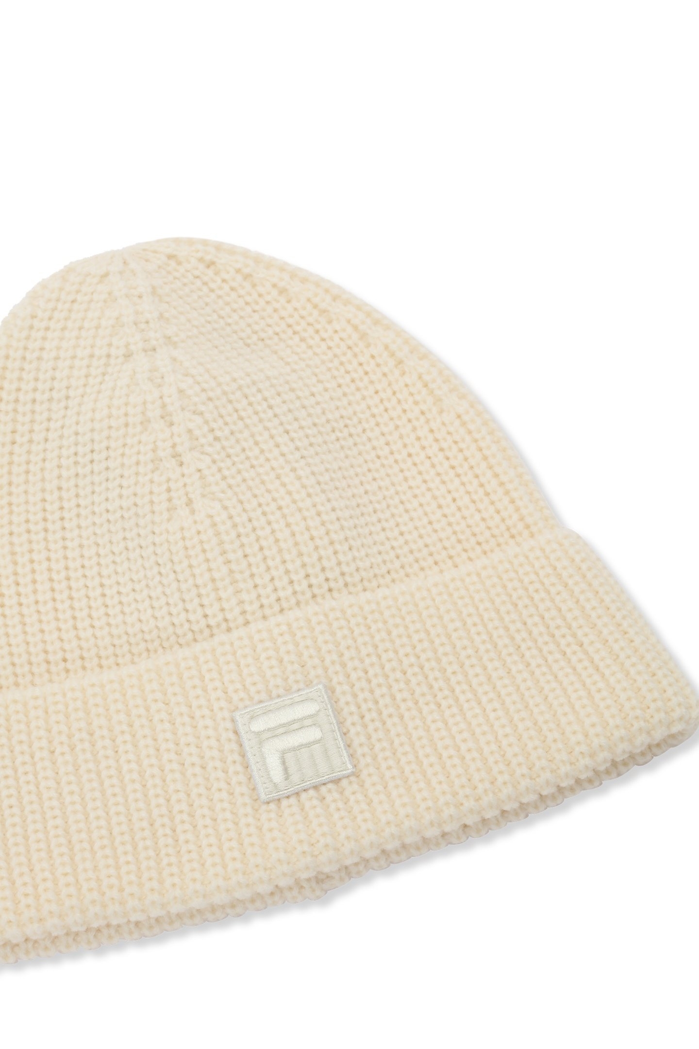 UNISEX SIMONTE HIGH TOP LOGO KNIT BEANIE EGRET 3