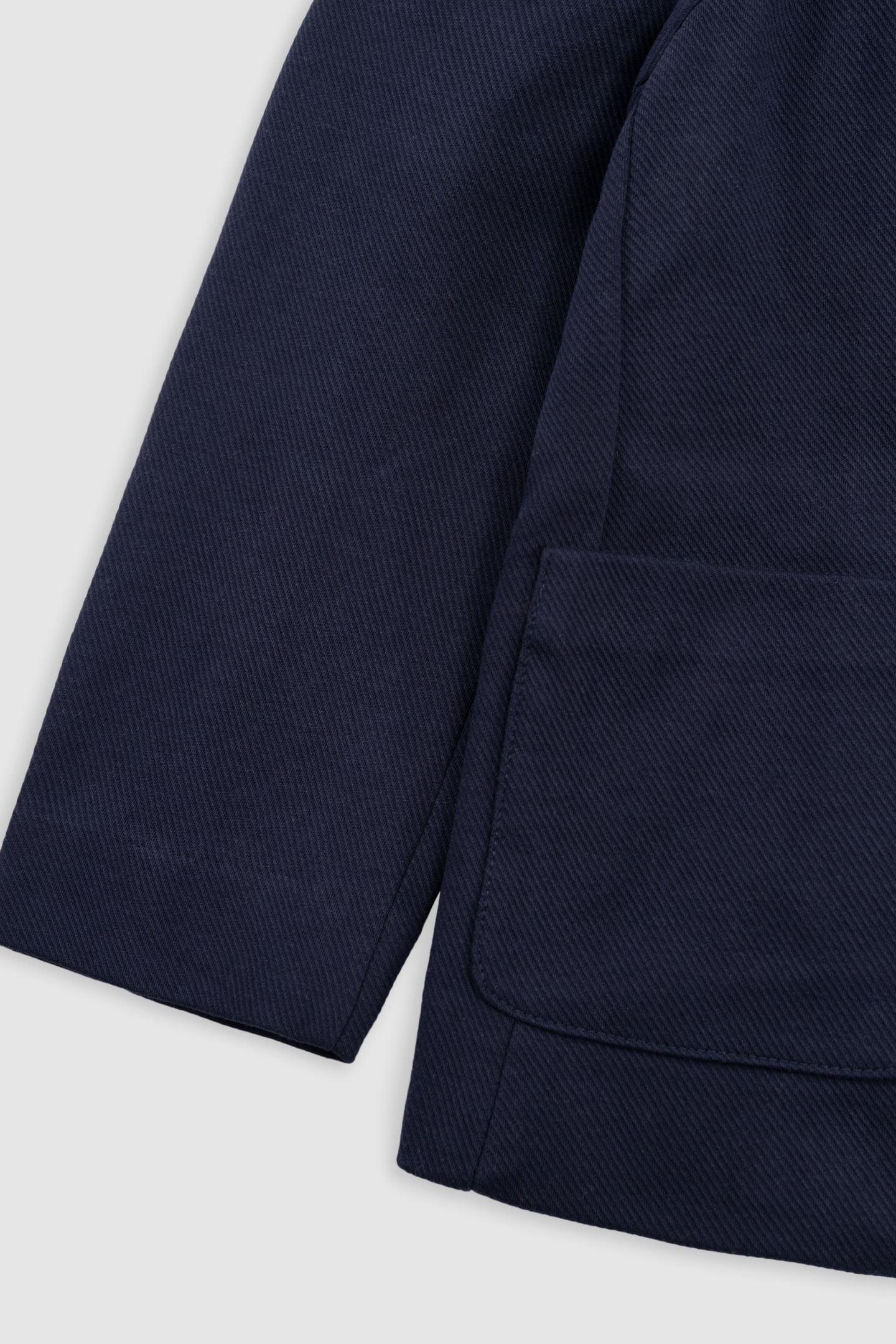 BOYS' NAVY SUIT JACKET WITH REMOVABLE PIPING 5