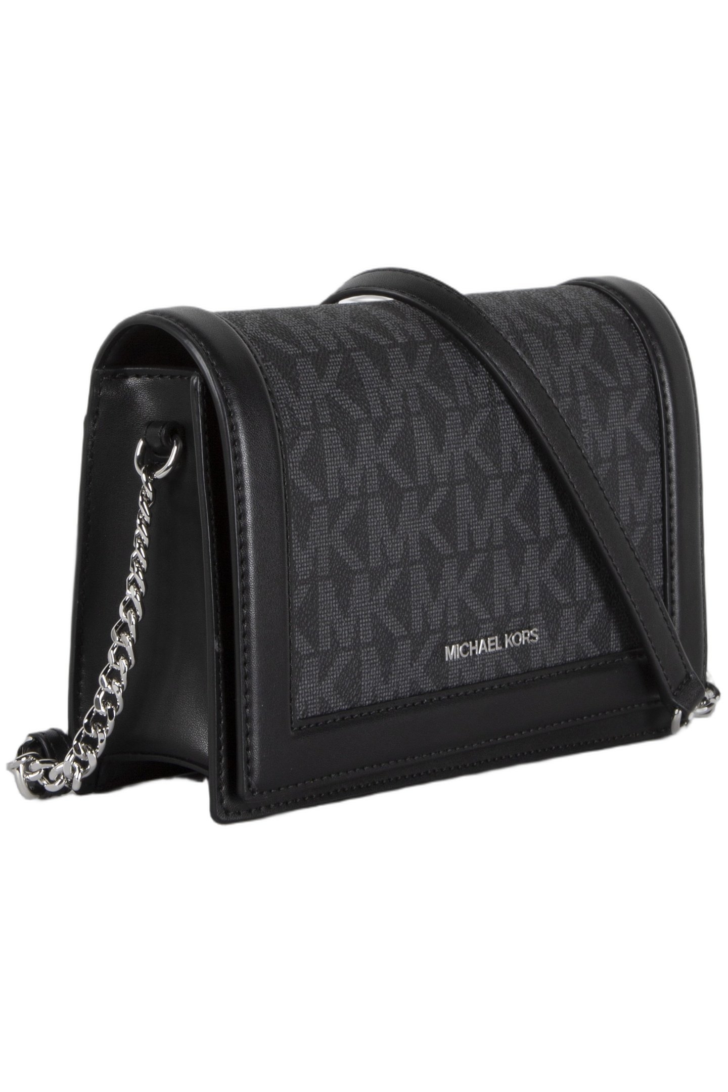 LARGE FULL FLAP CROSSBODY BAG BLACK 4