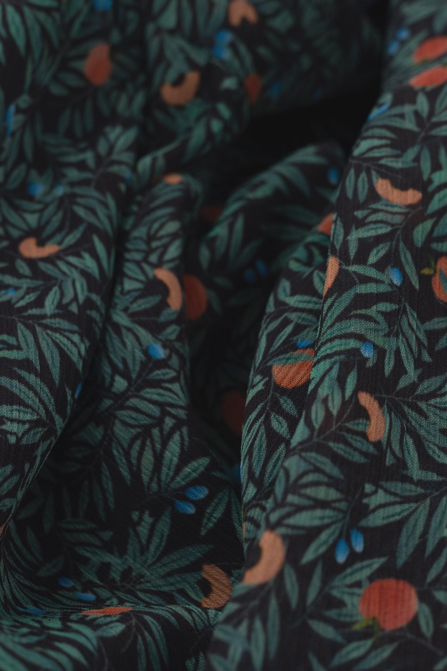 GREEN BLOUSE WITH SUMMER FRUIT PRINT GREEN 6