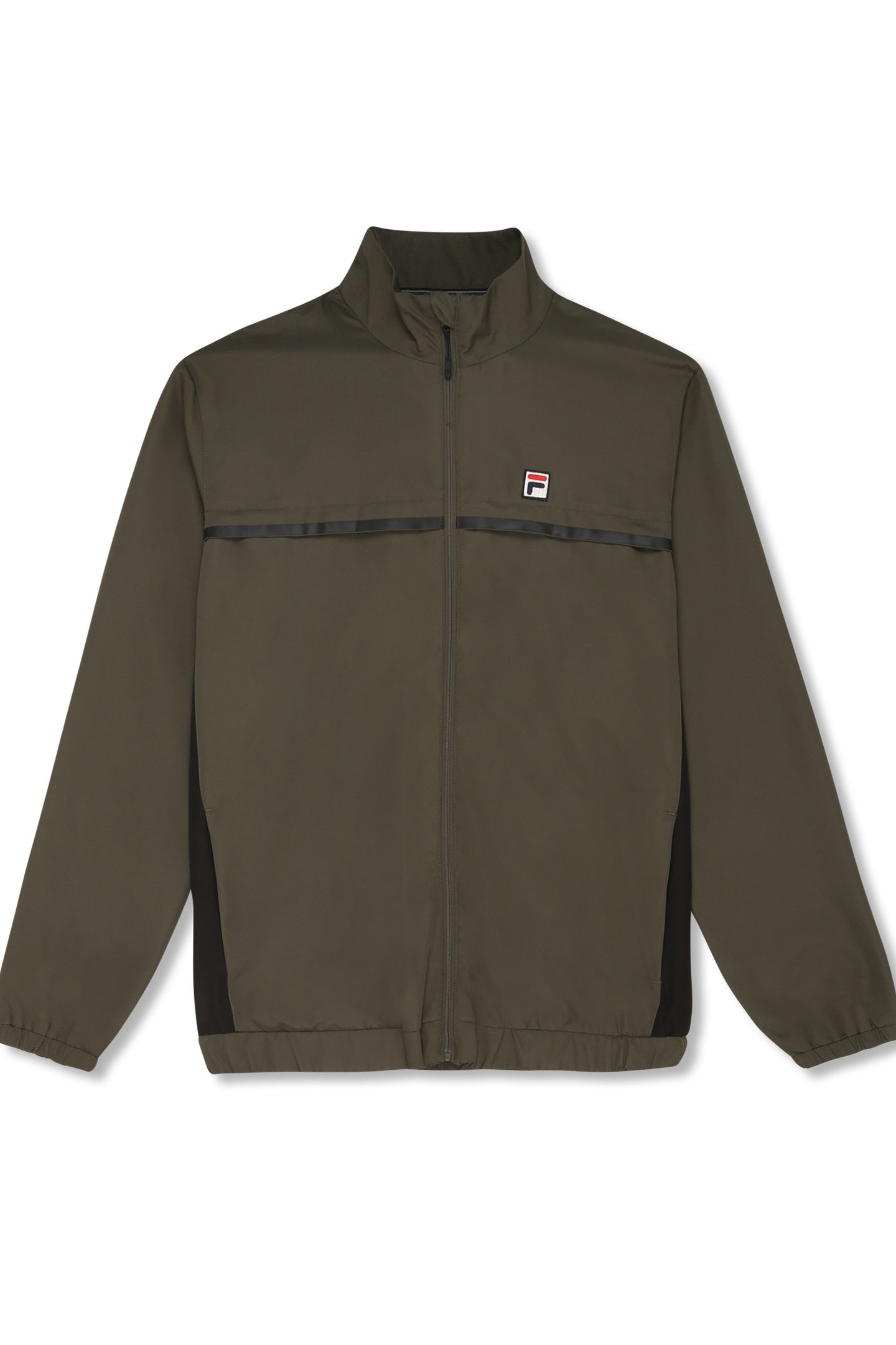 SAN SIRO REGULAR BLOCKED WOVEN TRACK JACKET BLACK 5