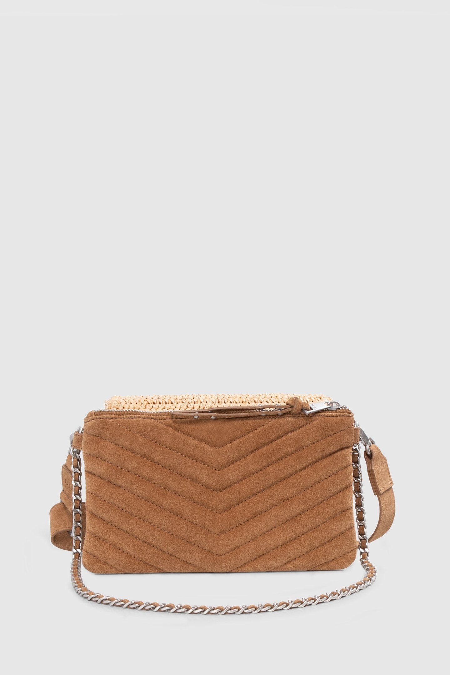 THE 111 BAMBOO BEACH CAMEL MIX RAFFIA AND SUEDE FOR WOMEN 3