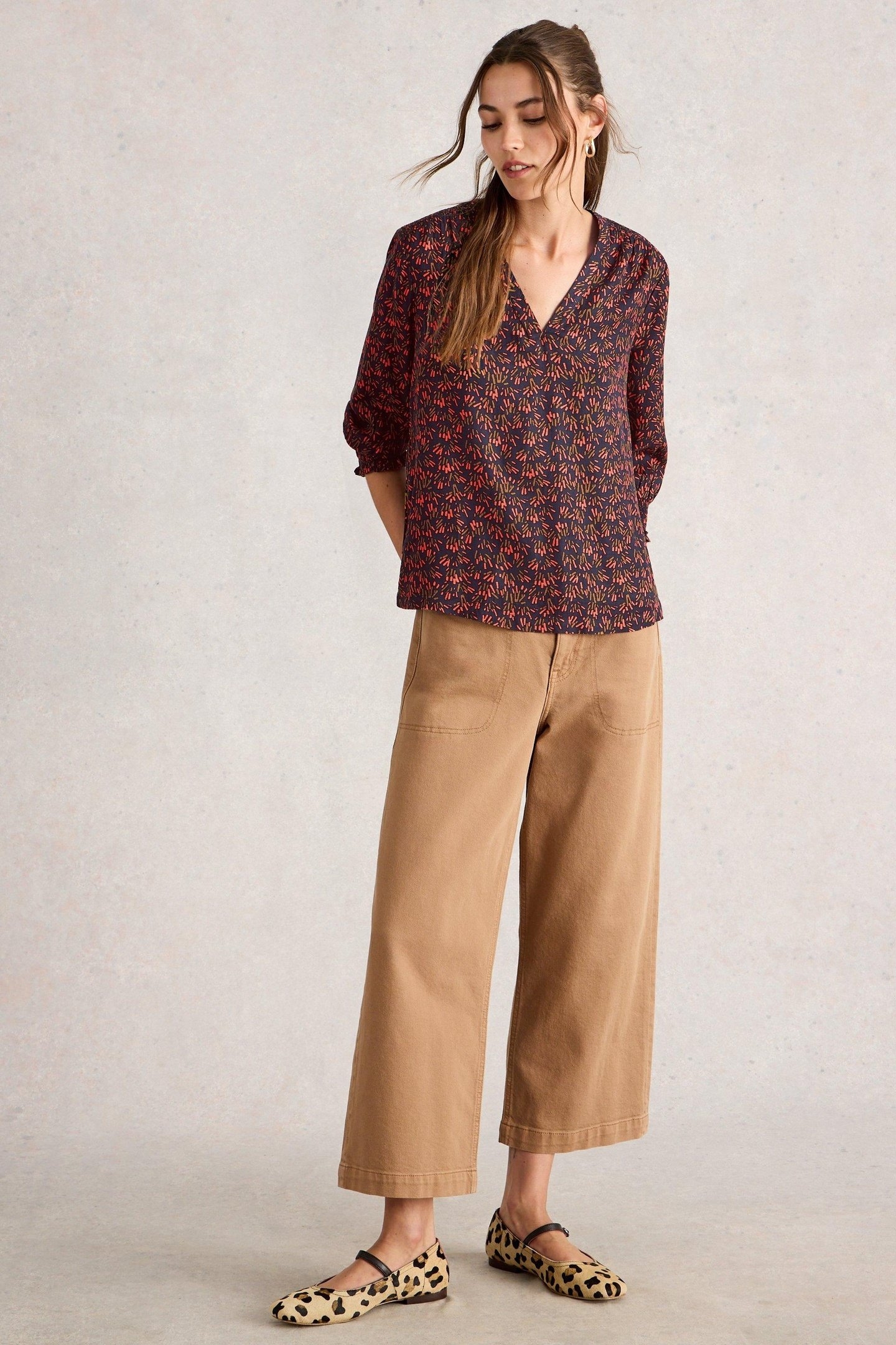 ELISA TOP NAVY MULTI 1