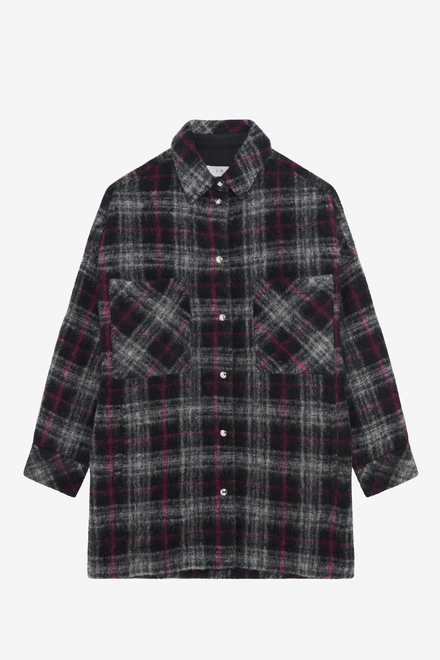 TERESA OVERSHIRT BLACK/FUSHIA 5