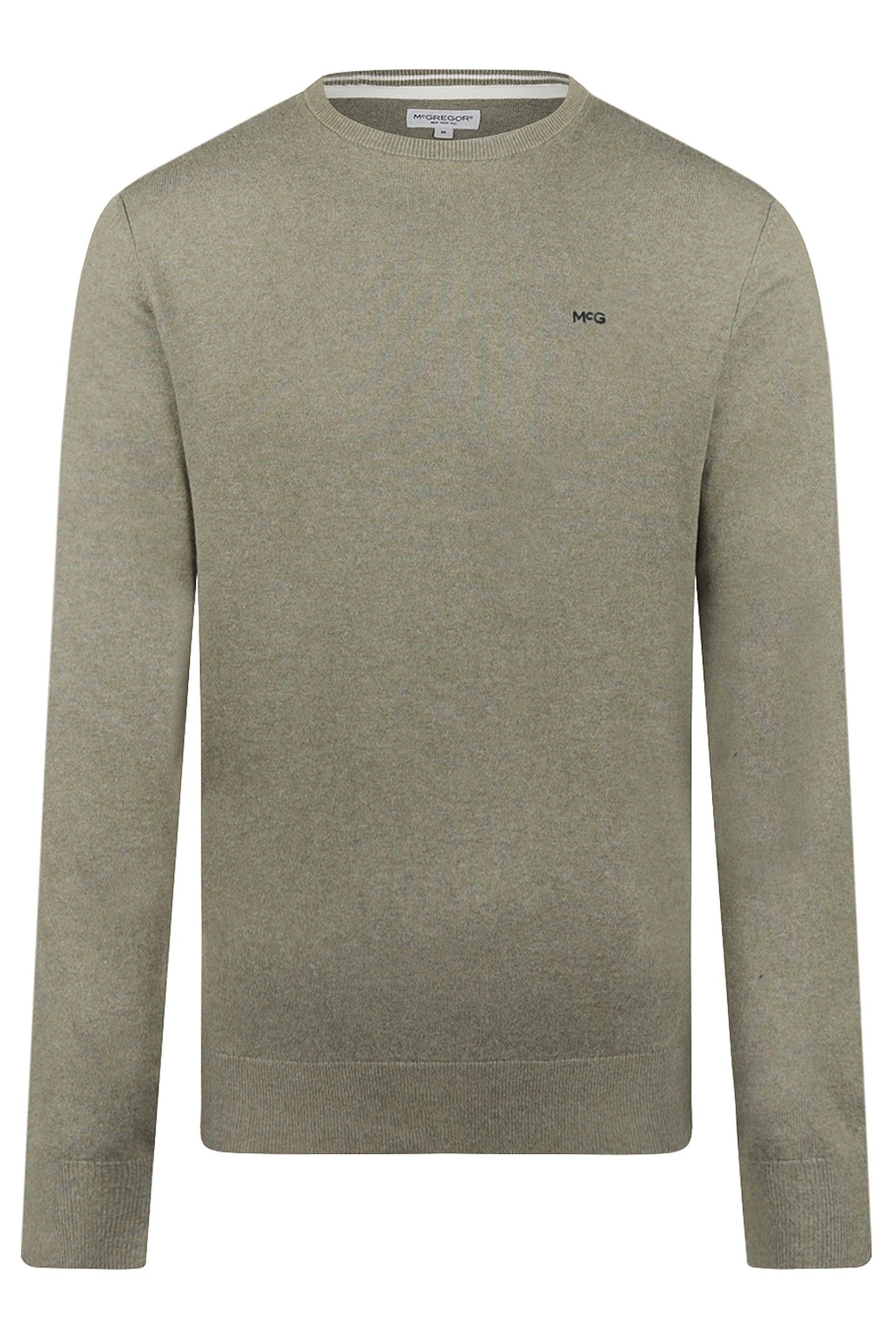 C-NECK SWEATER LIGHT OLIVE 1