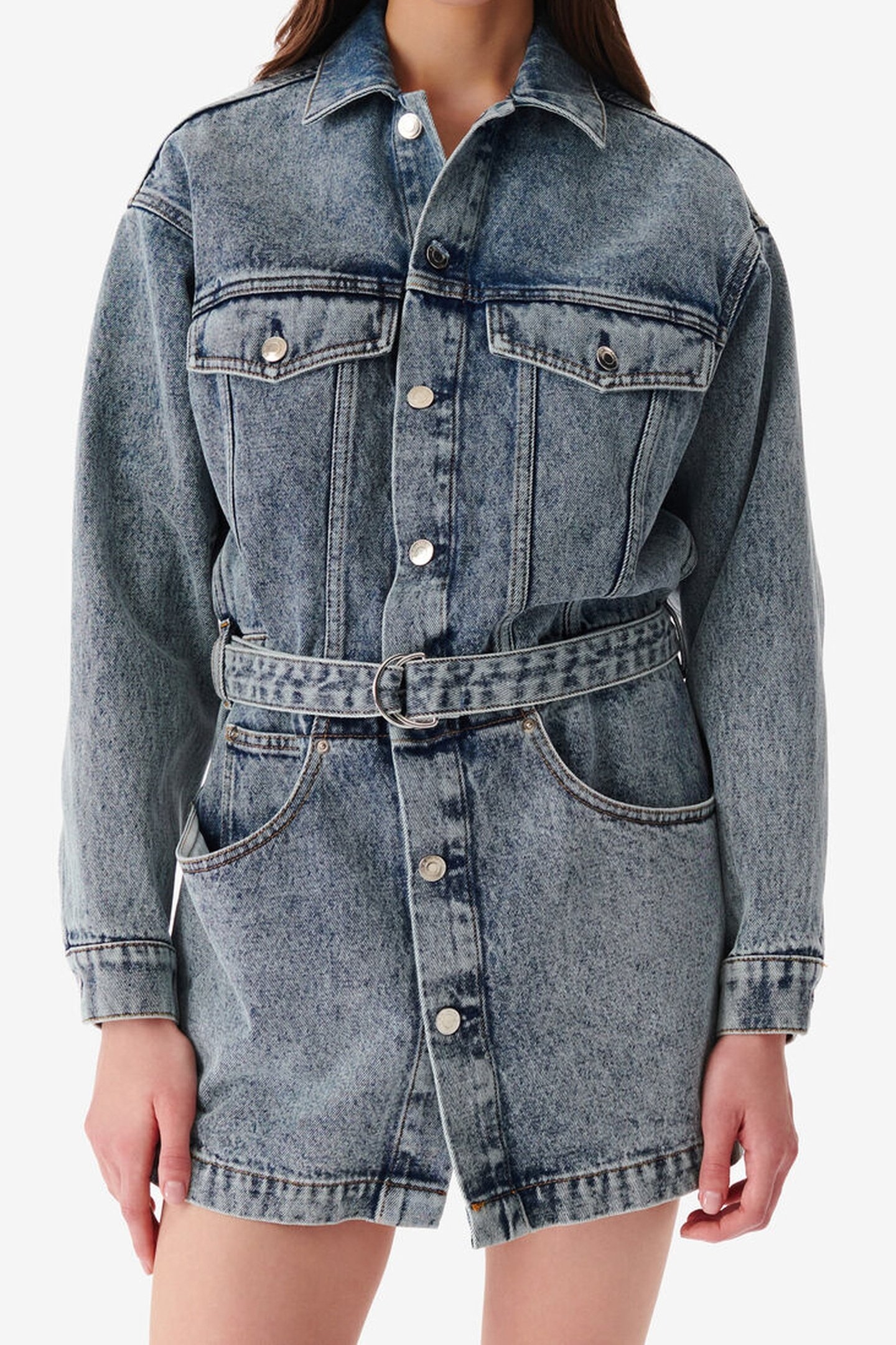 GLACIA DRESS SNOW BLUE 1