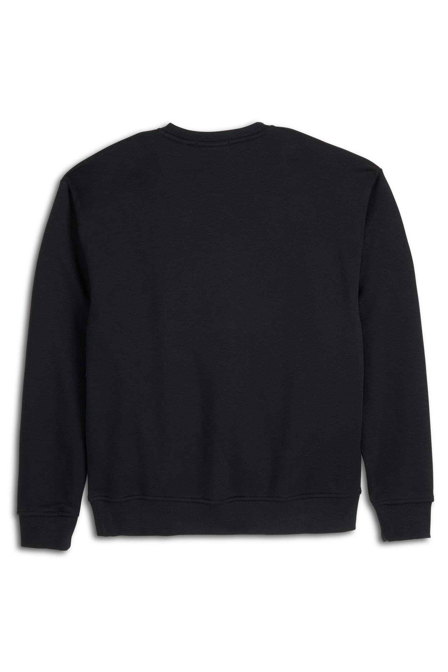 RELAXED FIT GRAPHIC FLEECE CREW BLACK/RED 2