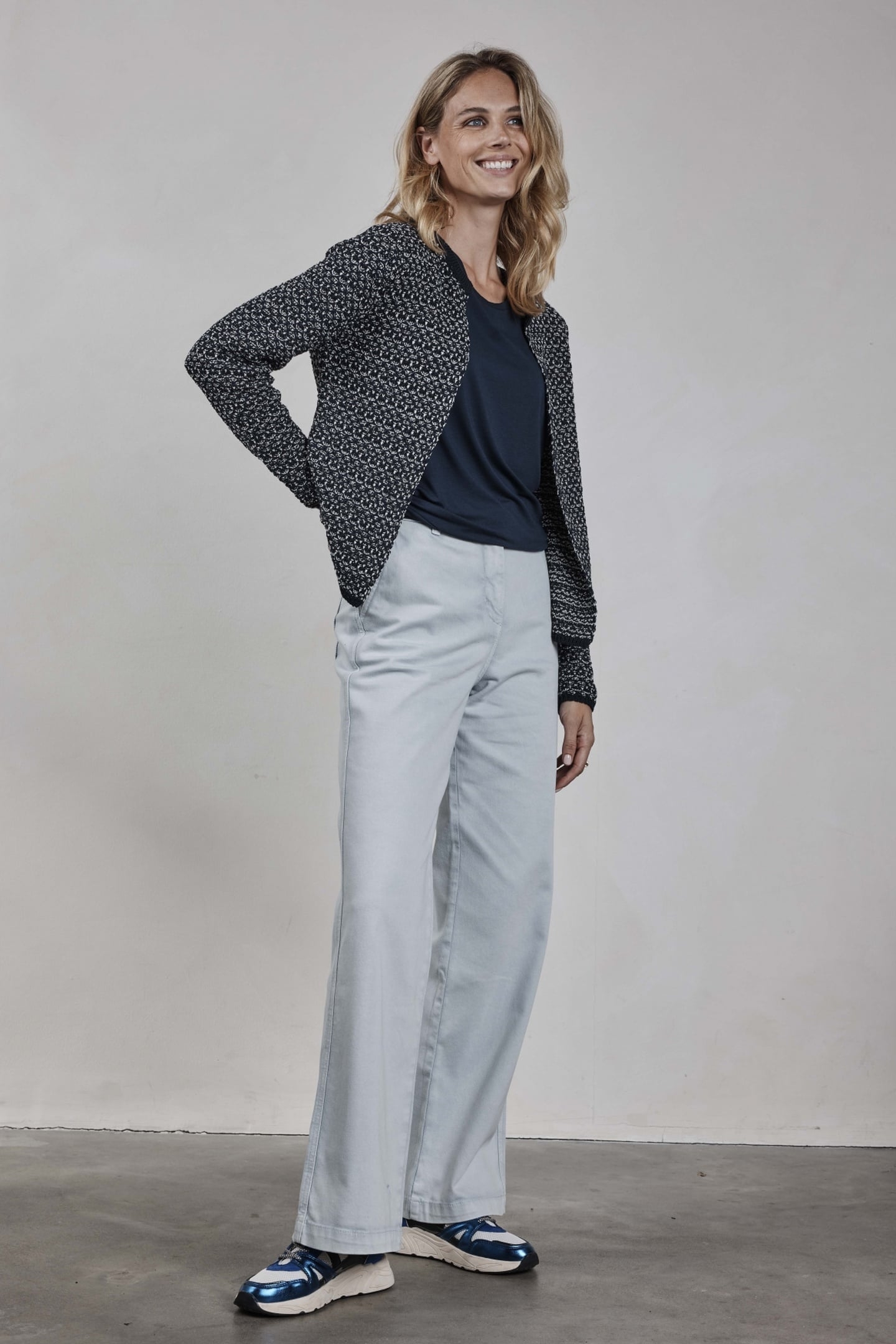 CARDIGAN LOUISA DARK BLUE 2