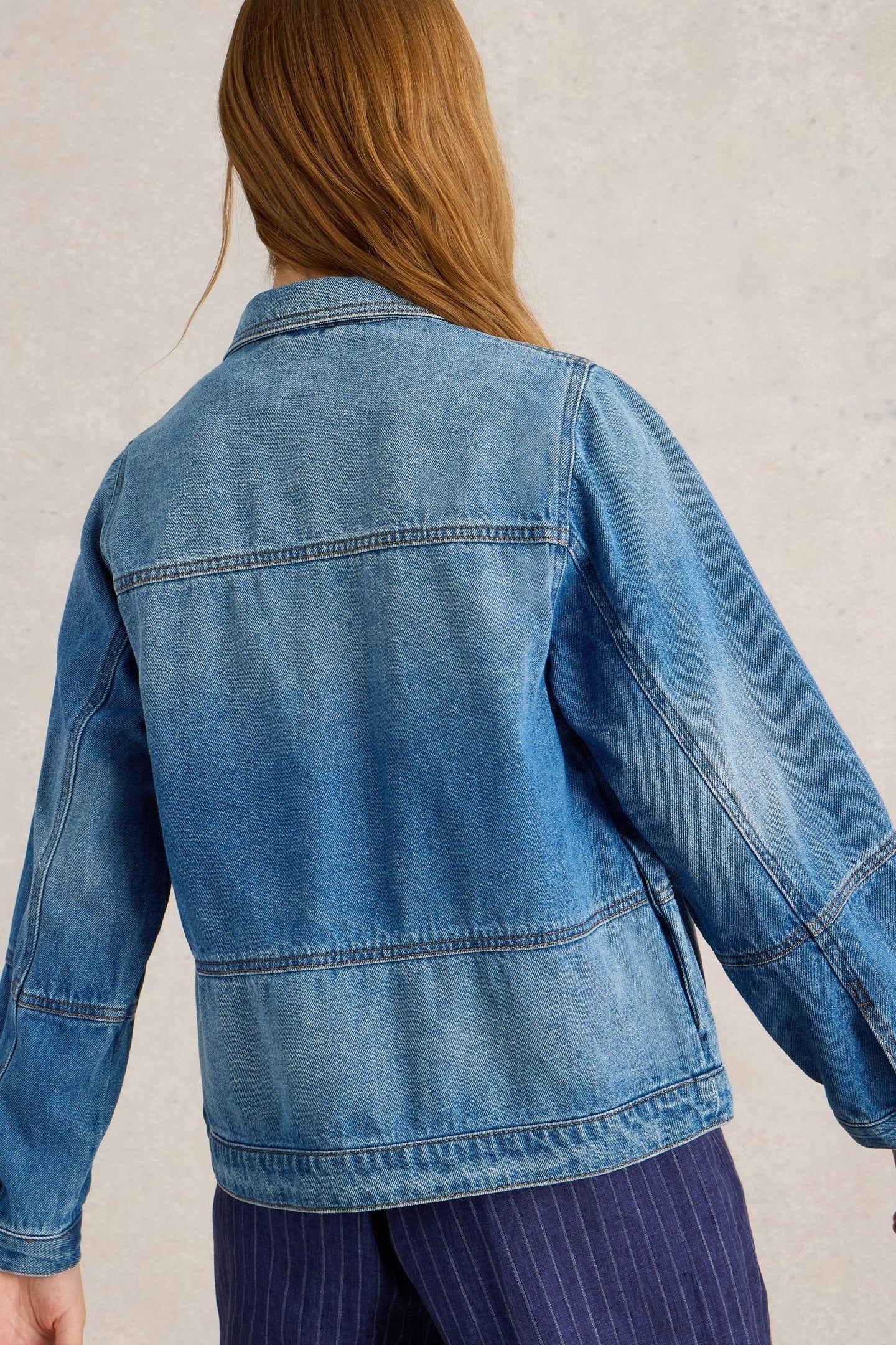 CAMILLE DENIM JACKET MID DENIM 2
