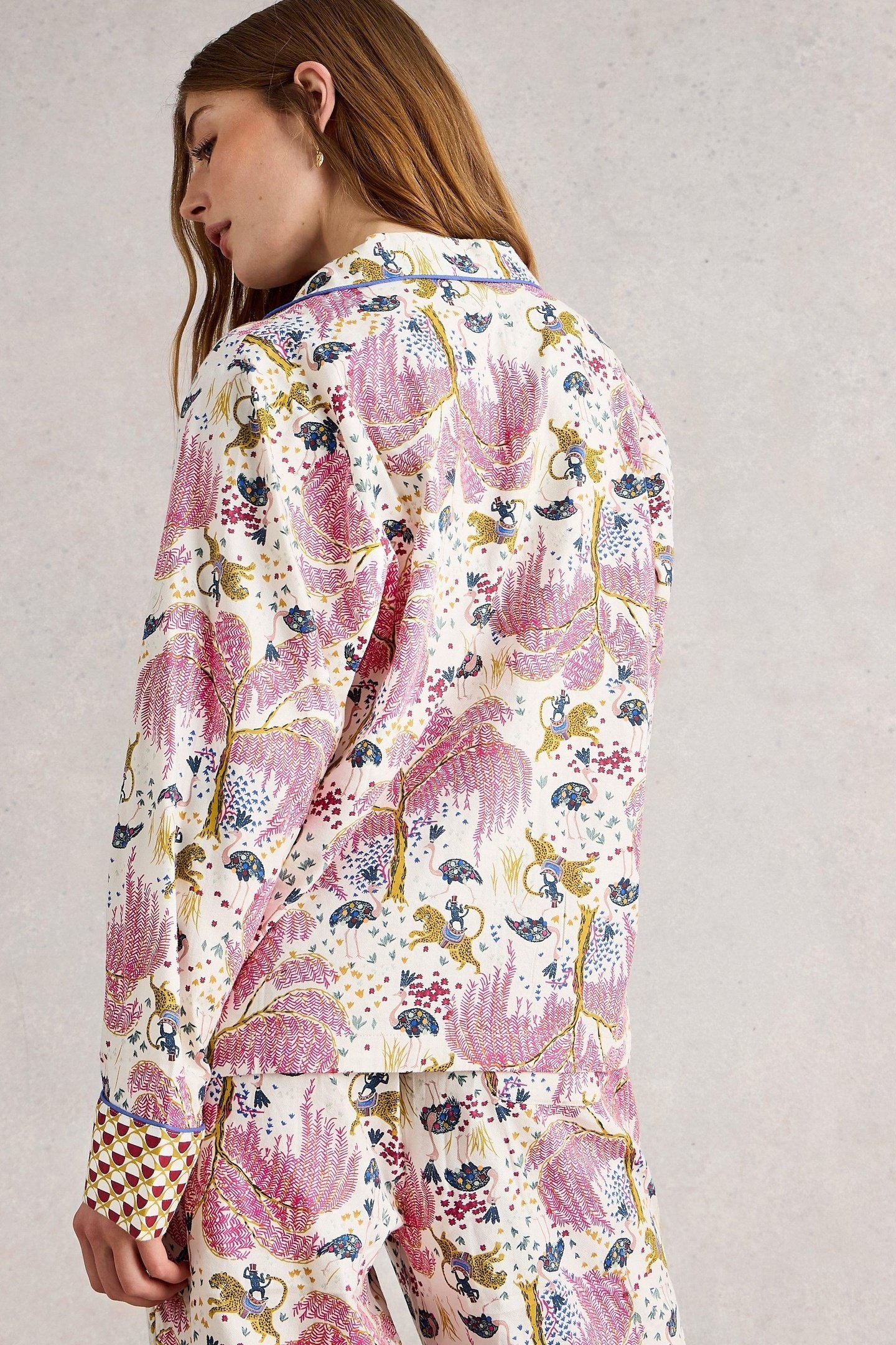 NINA ORGANIC PJ SHIRT NATURAL PRINT 2