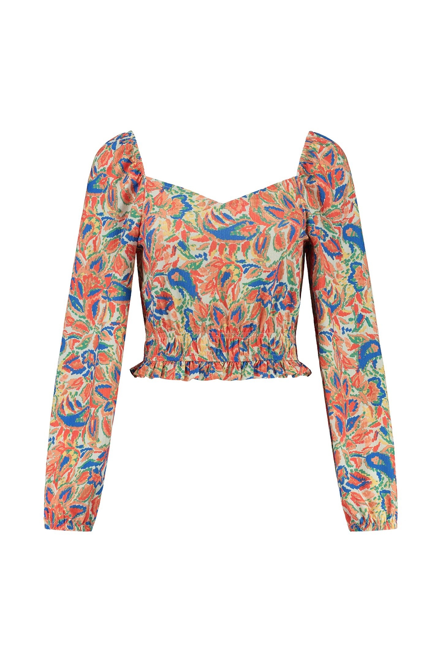 INDI TOP SICILIAN FLOWER ORANGE SICILIAN FLOWER 8