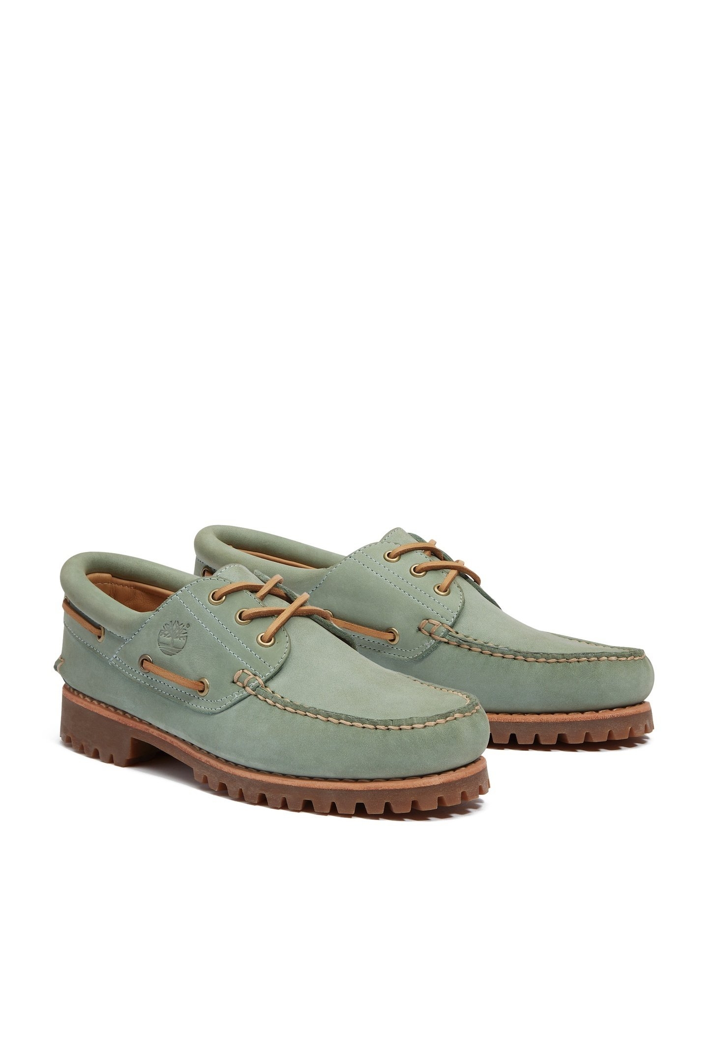 AUTHENTIC BOAT SHOE MEDIUM GREEN NUBUCK 8