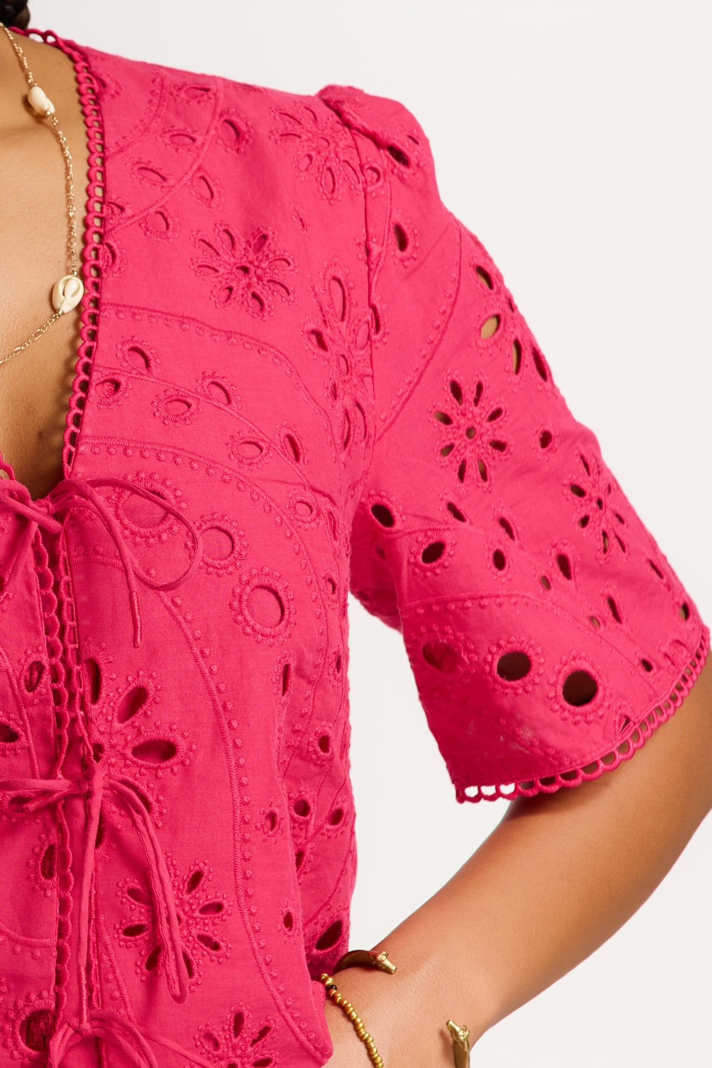 IMKE TOP PAISLEY BRODERIE RED PAISLEY BRODERIE 7