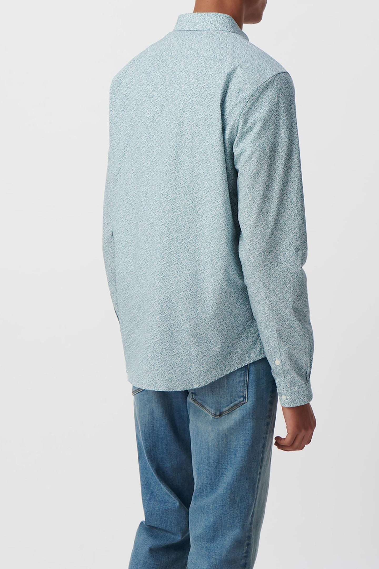 STORM SLIM SHIRT WITH CORAL PRINT 3