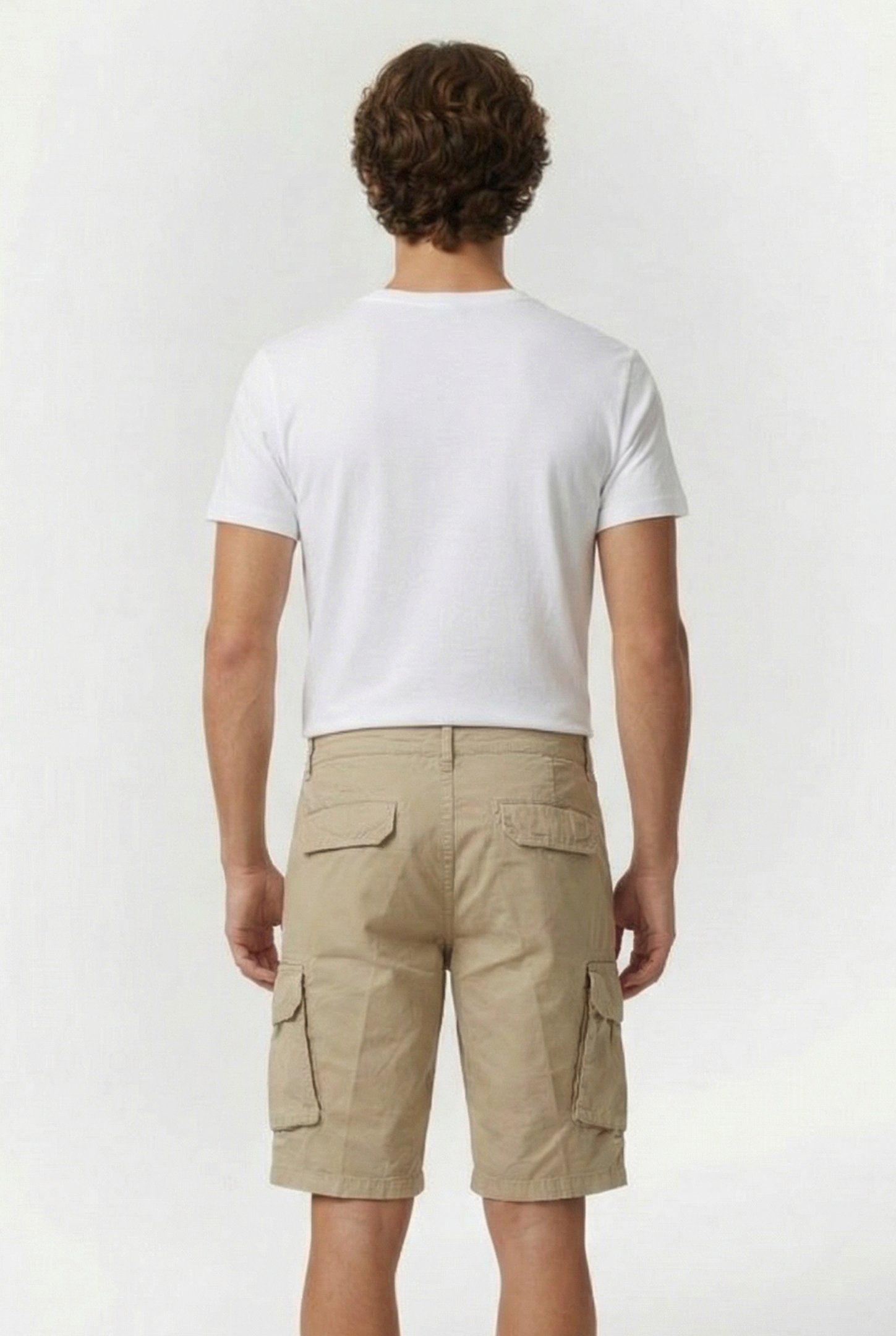 UNISEX BERMUDA CARGO BEIGE 2
