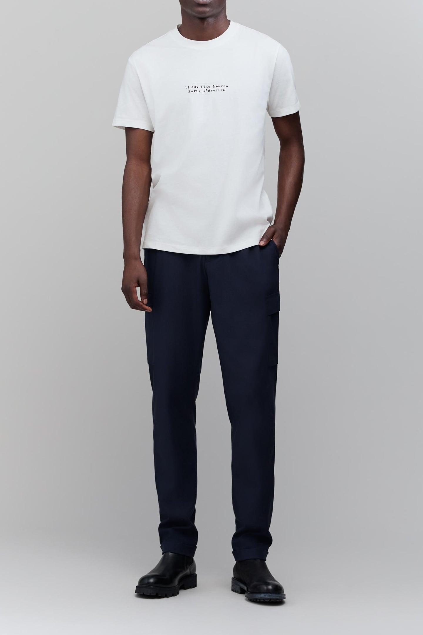 WHITE ORGANIC COTTON T-SHIRT 1