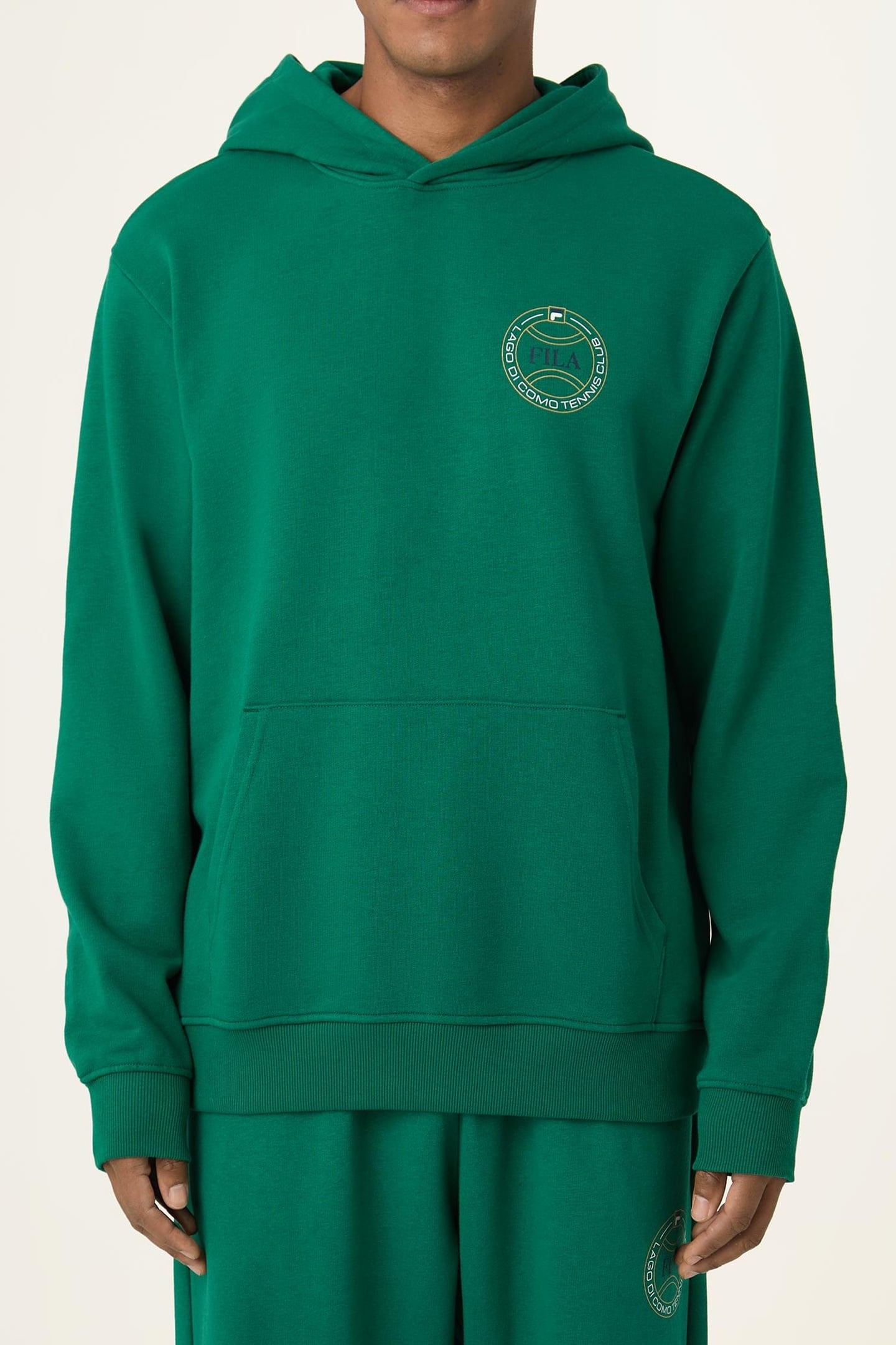 PARELLA RELAXED GRAPHIC HOODIE GREEN JACKET 1