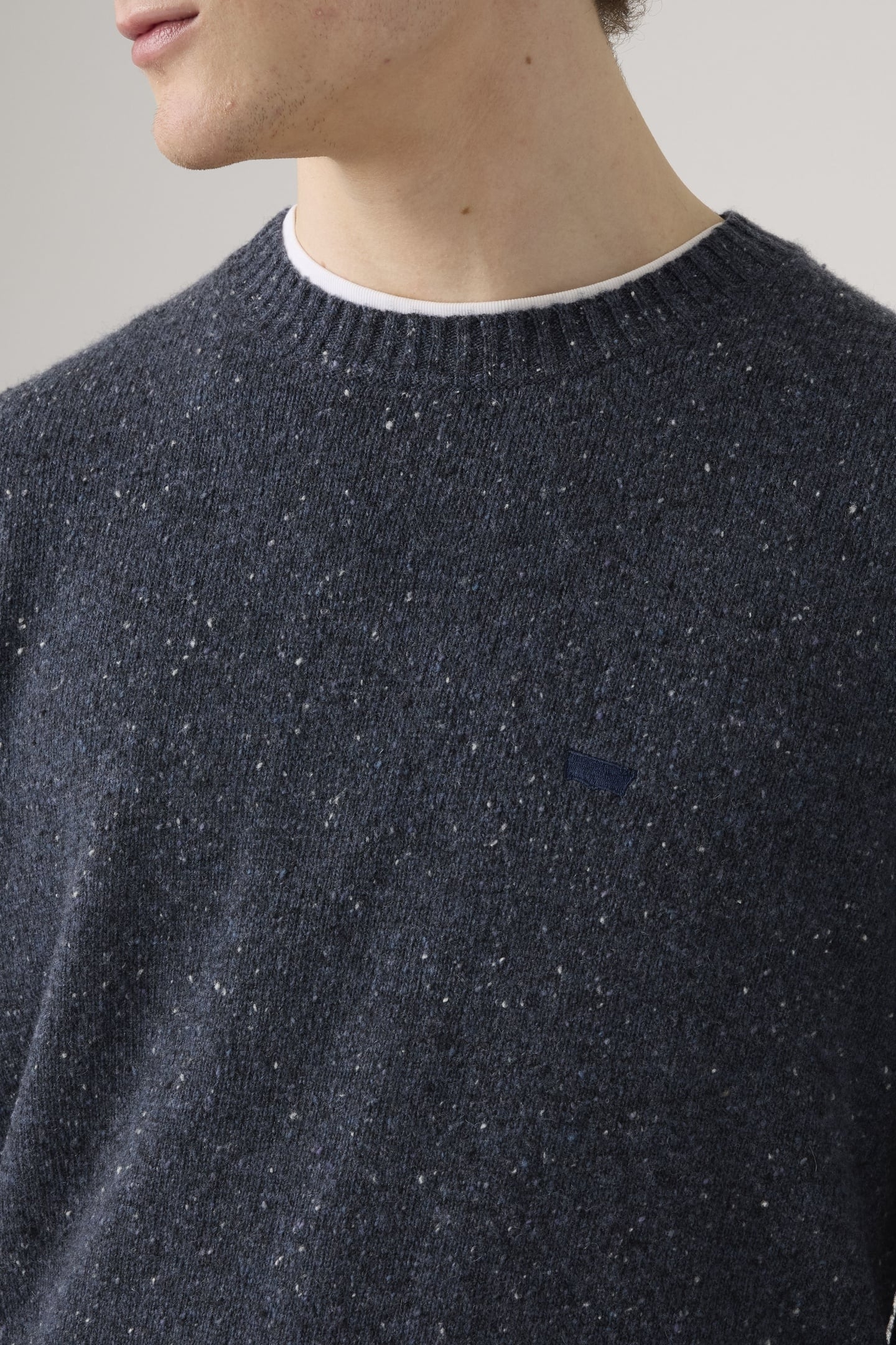 ORIGINAL HM SWEATER NEPPY FLECK DRESS BL 5