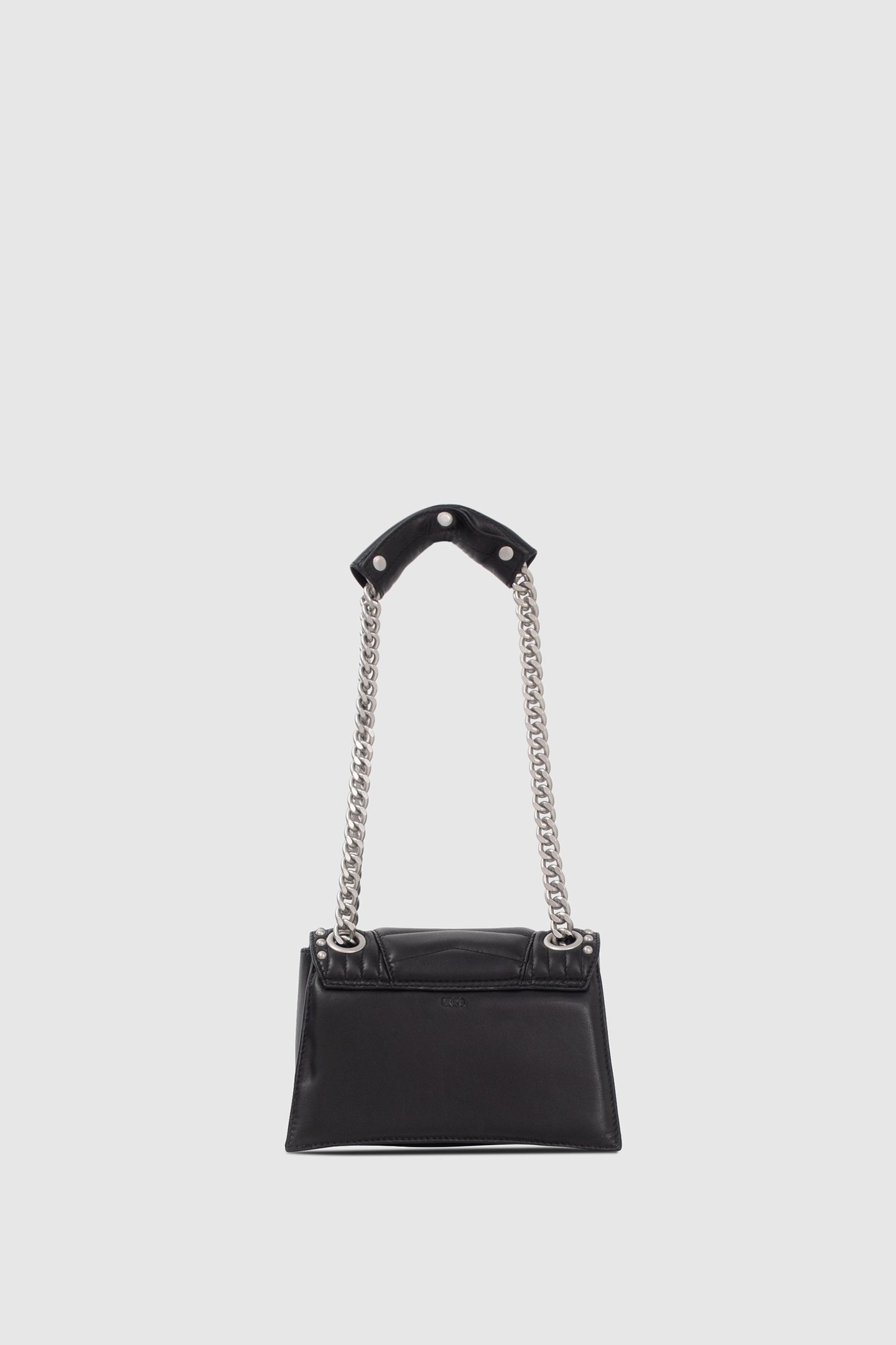 BLACK STUDDED LEATHER THE 1 ROCK BAG SIZE S 5