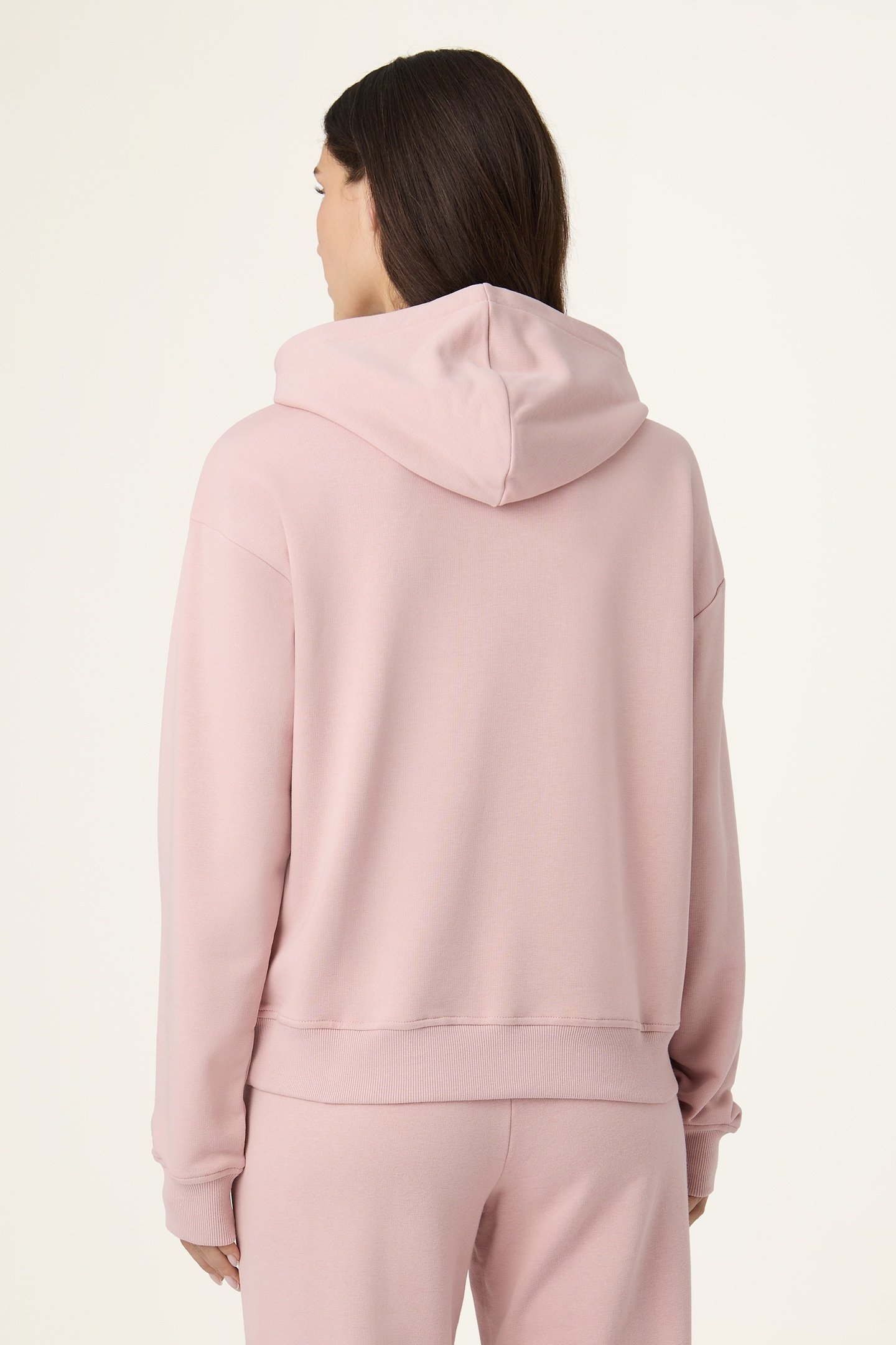 PARELLA RELAXED HOODIE PALE MAUVE 3