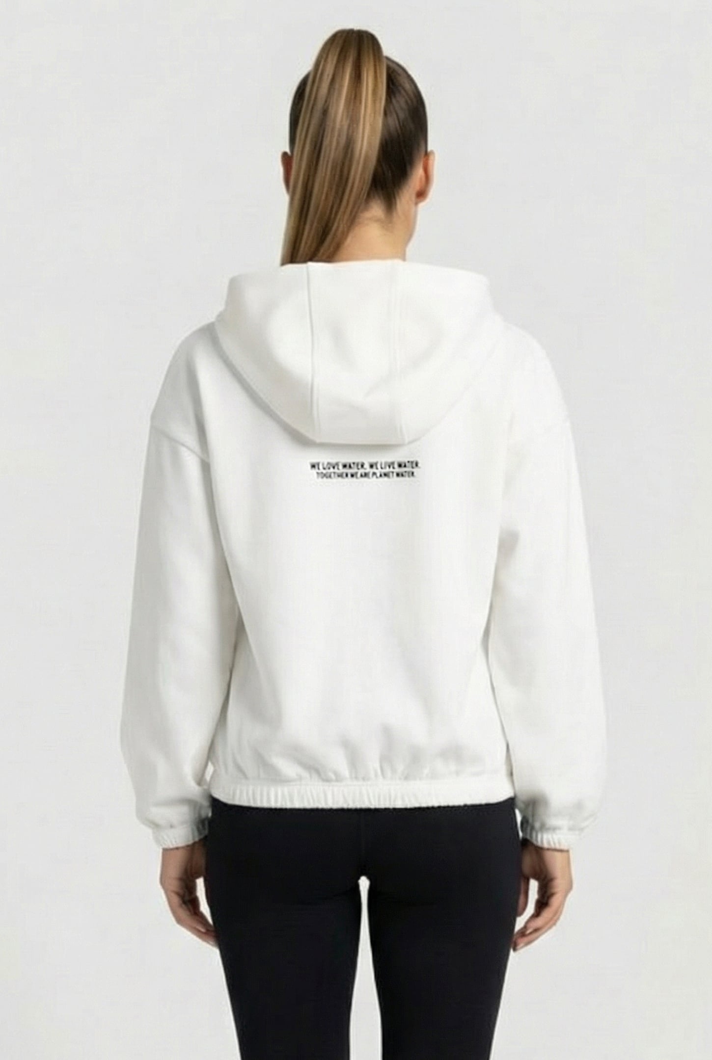 WOMEN'S HOODED SWEAT MPH WHITE 2