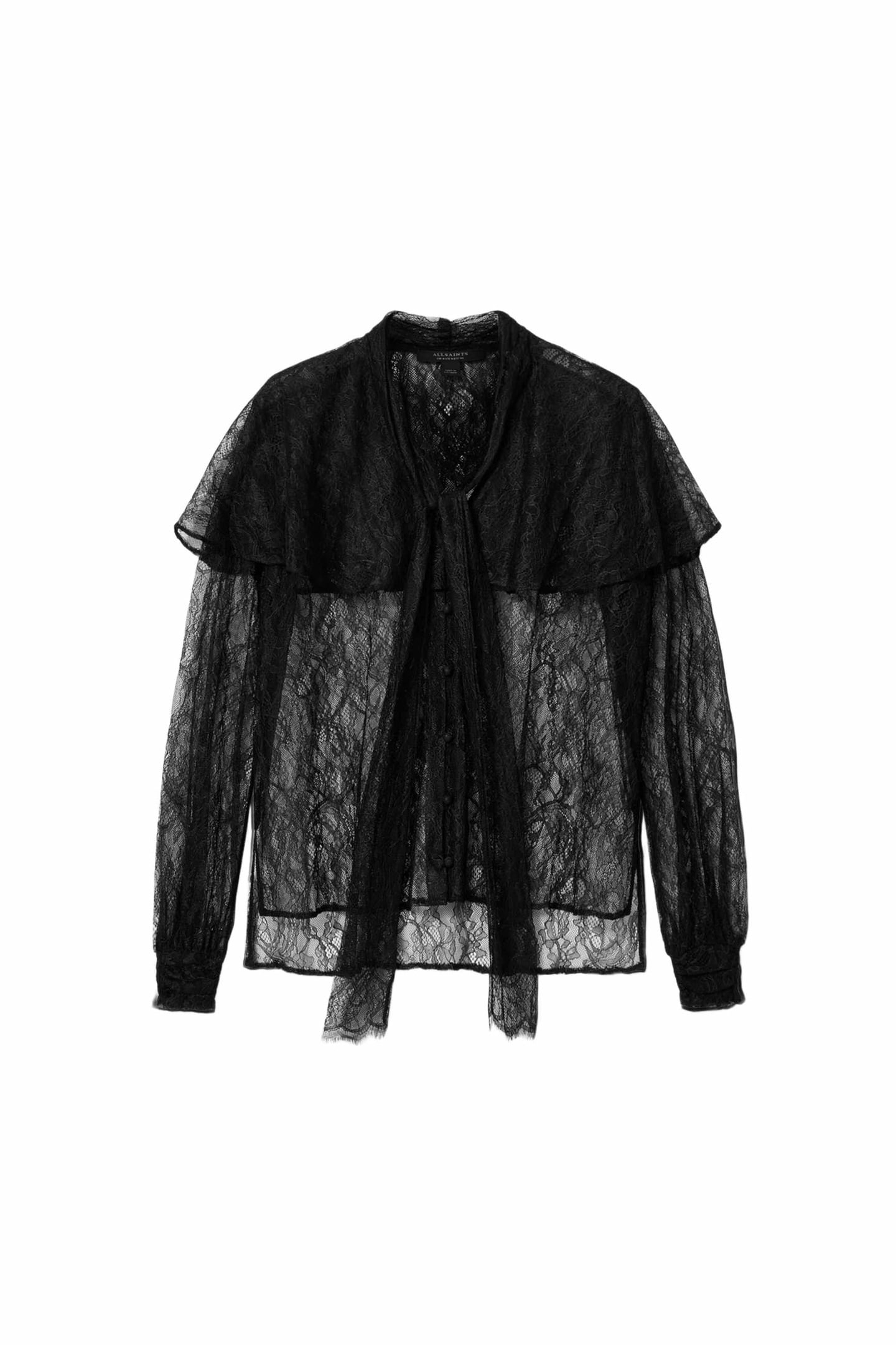 ATHENA LACE SHIRT BLACK 6
