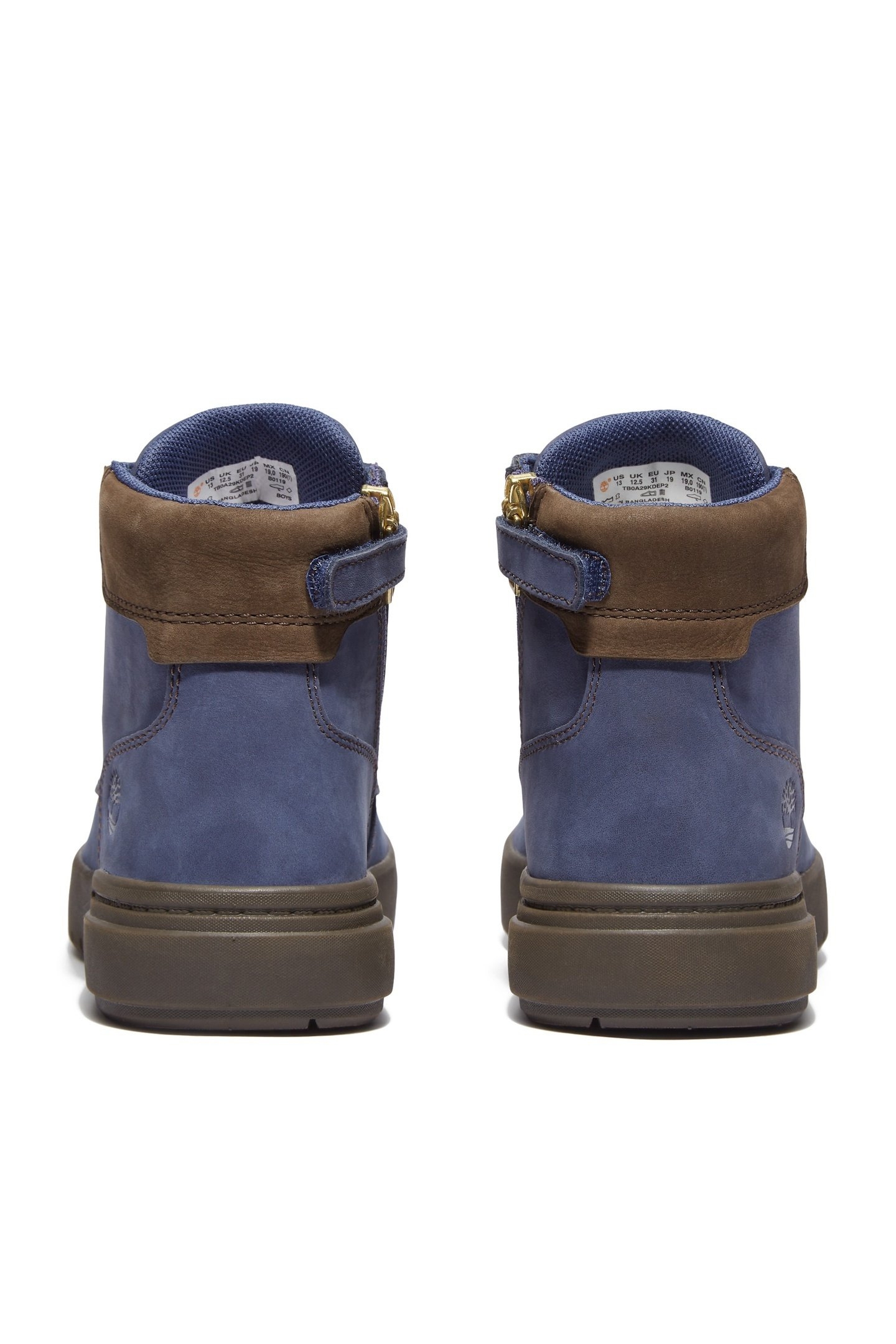 UNISEX SENECA BAY MID LACE UP WITH ZIP SNEAKER DARK BLUE NUB 1