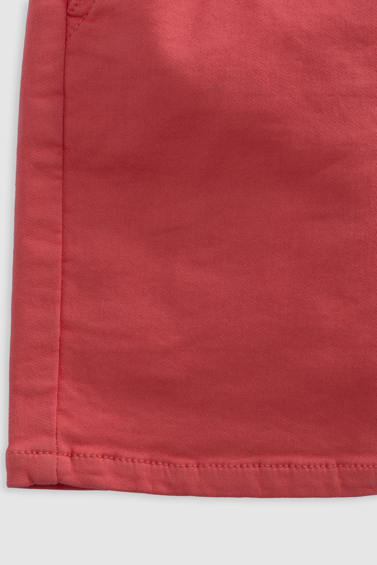 LOOSE RED KNITTED BERMUDA SHORTS 4