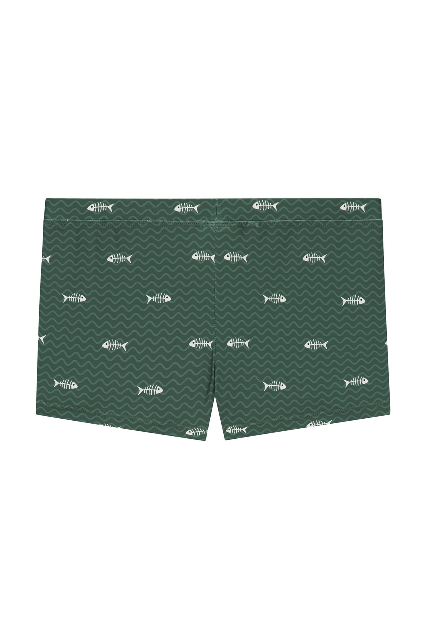 BOYS SWIM BOXER FISHBONE CILANTRO GREEN 2
