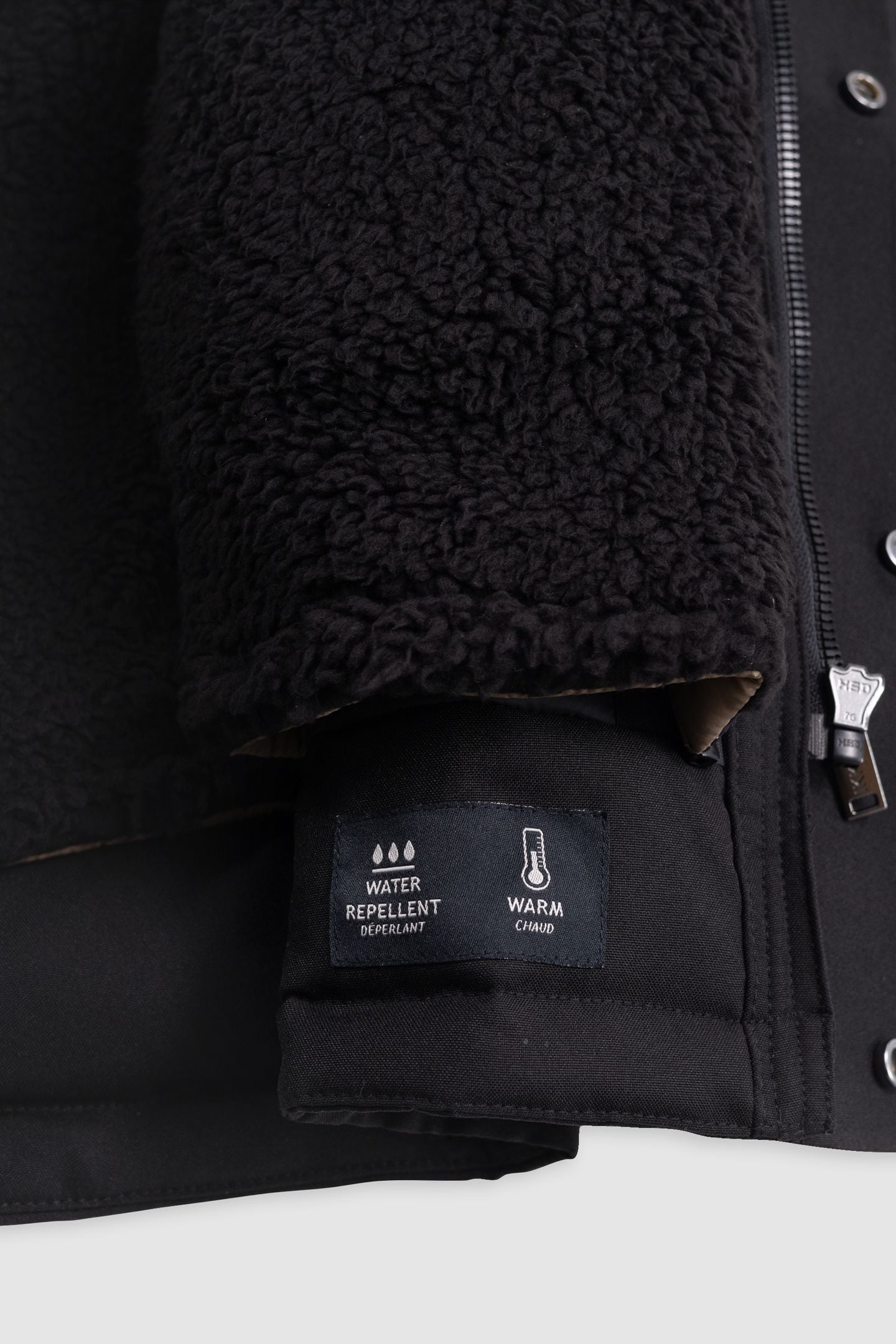 BOY'S 3-IN-1 BLACK PARKA WITH REVERSIBLE DOWN JACKET 6