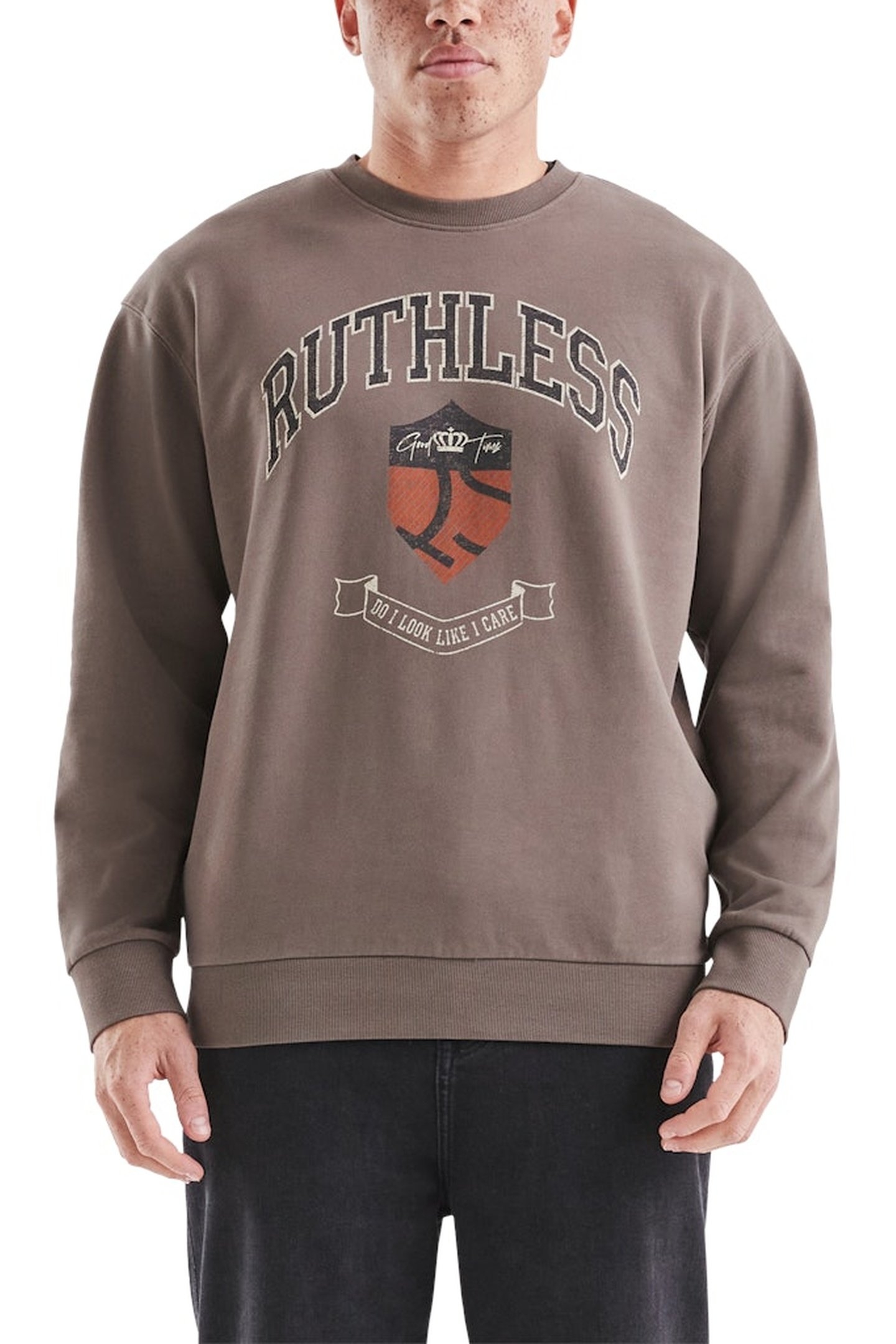 S.OLIVER-QS SWEATSHIRTS BROWN-DARK 2