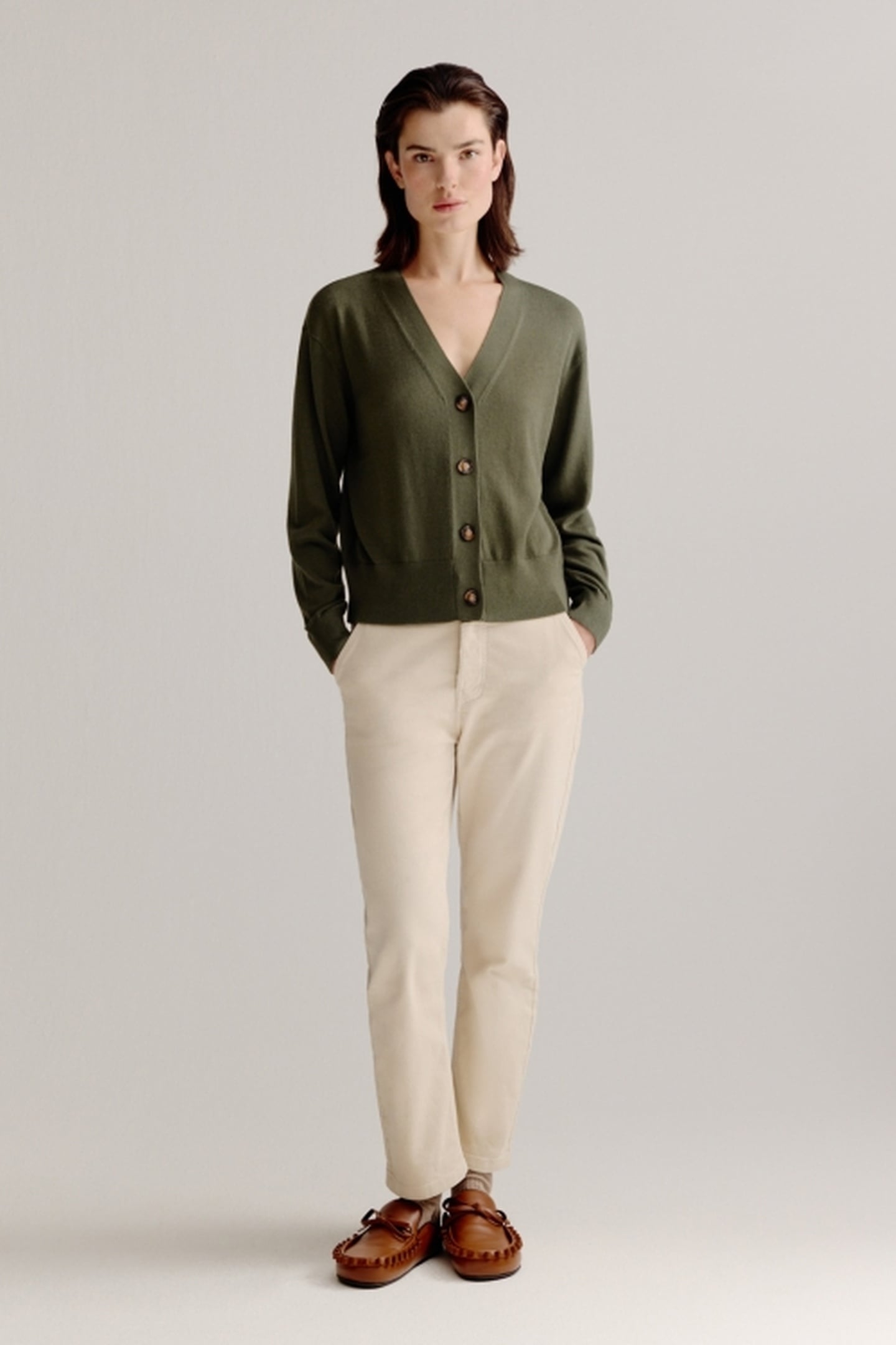 AUGUST CARDIGAN PESTO 2