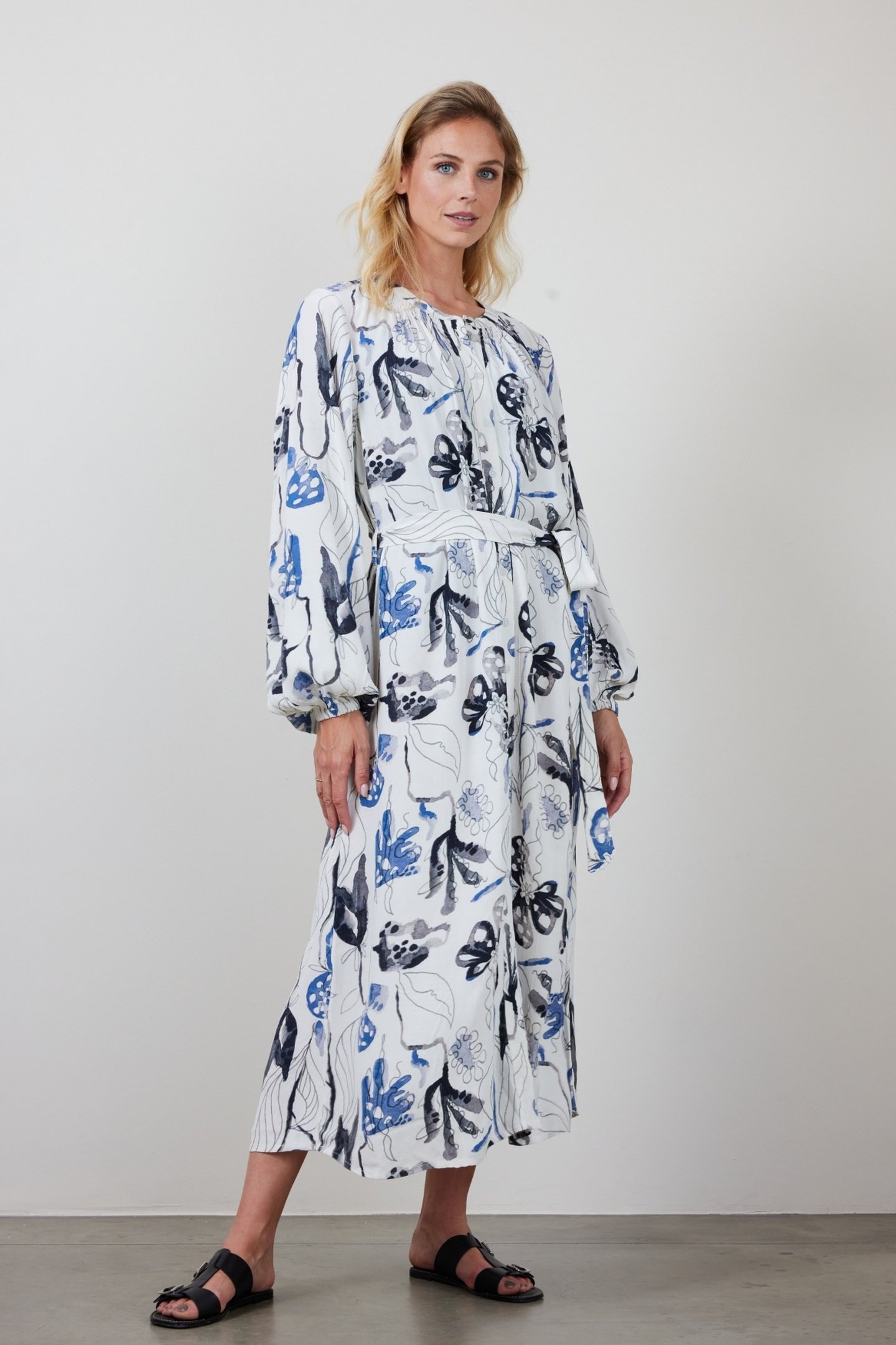 DRESS DIVINE OFFWHITE AMBIANCE PRINT 1