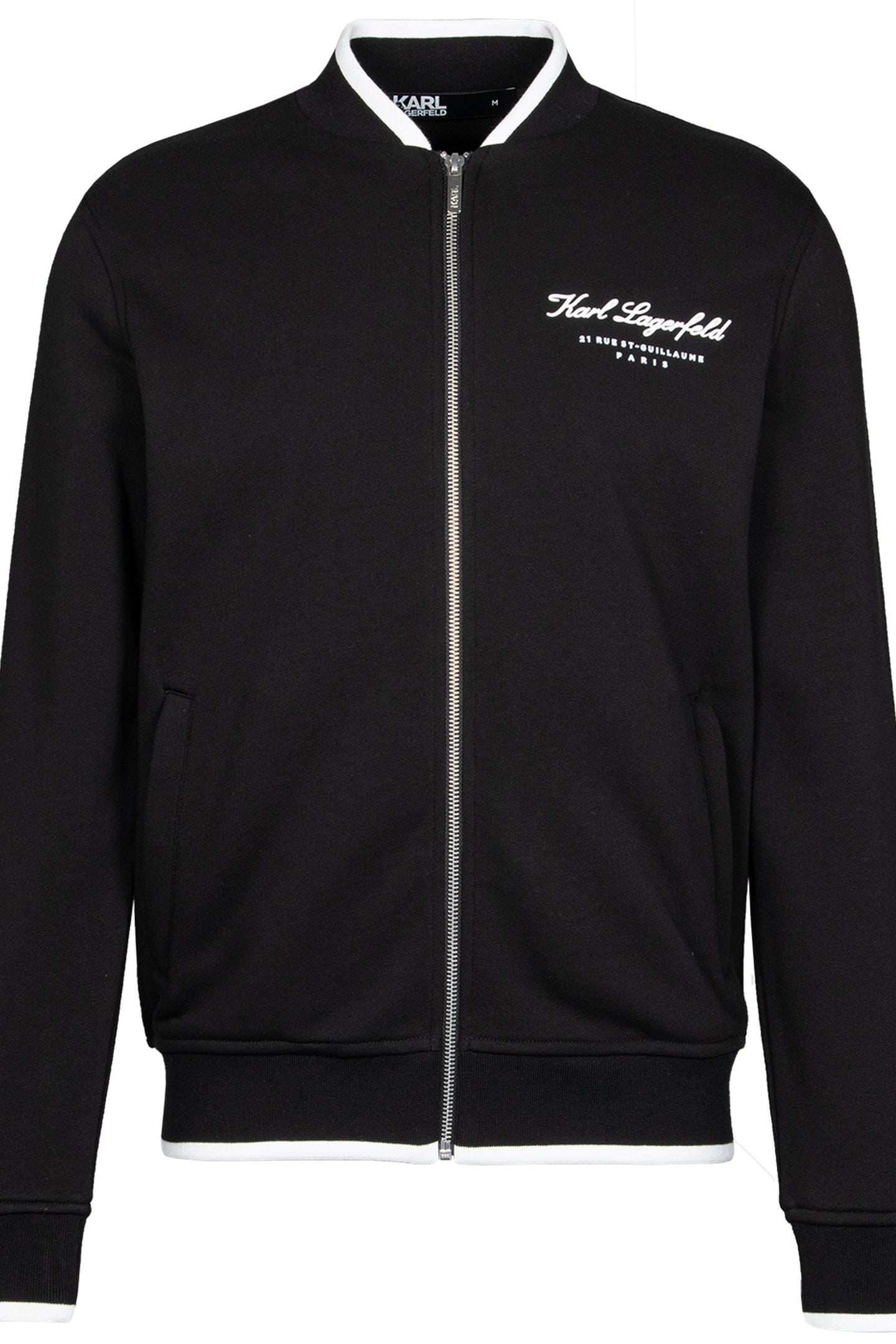 BLACK SWEAT ZIP JACKET 3