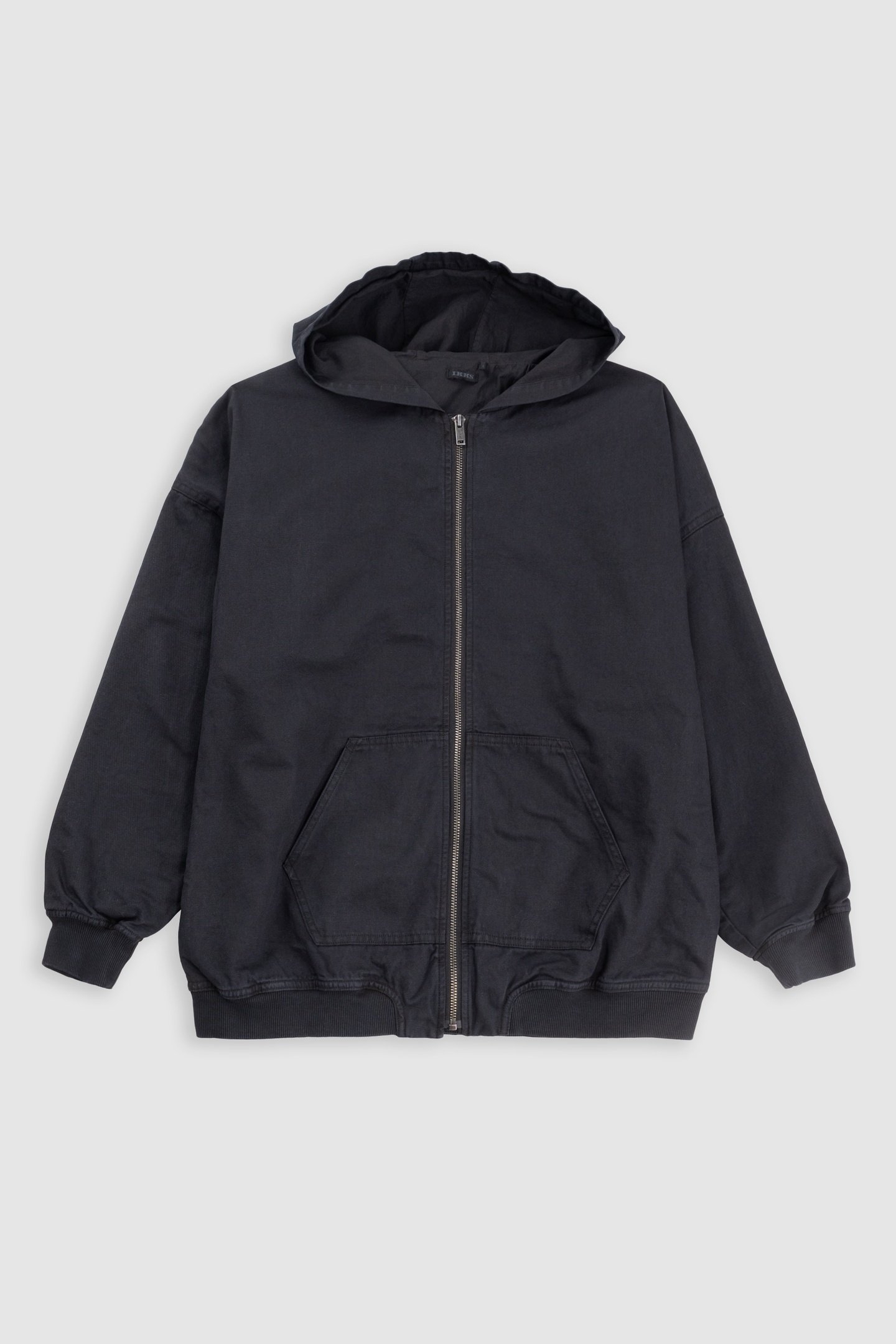 BLACK HOODED JACKET 1